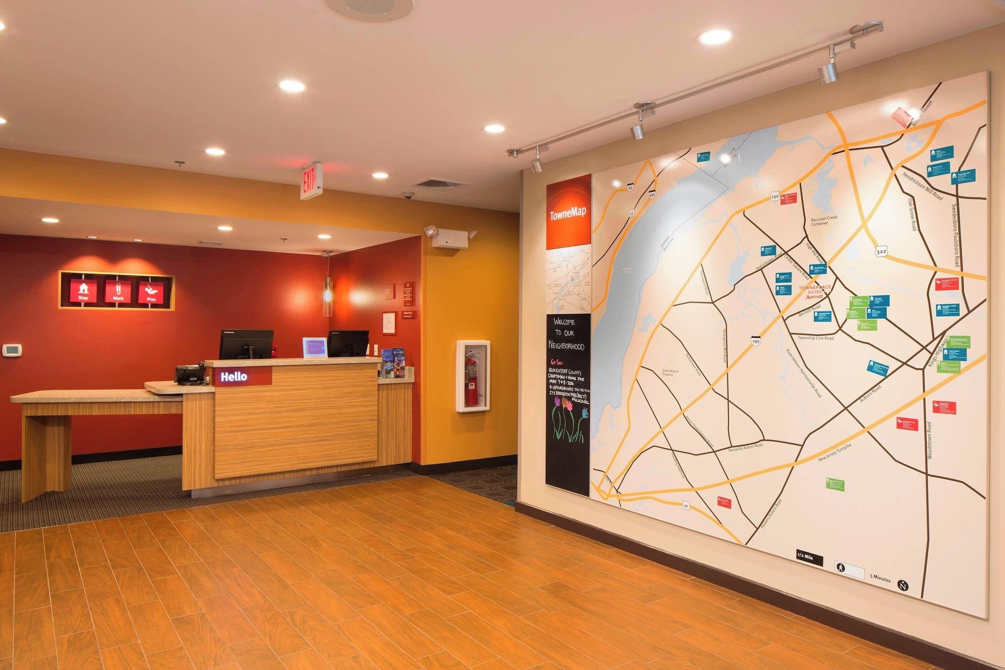 Vista Lobby TownePlace Suites by Marriott Swedesboro Philadelphia