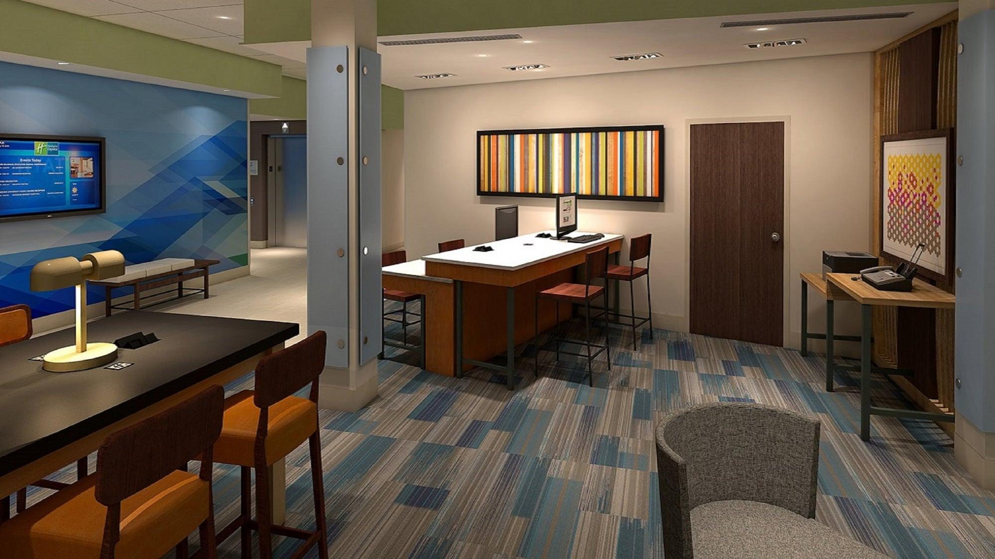 Vista Lobby Holiday Inn Express & Suites Tulsa Midtown by IHG