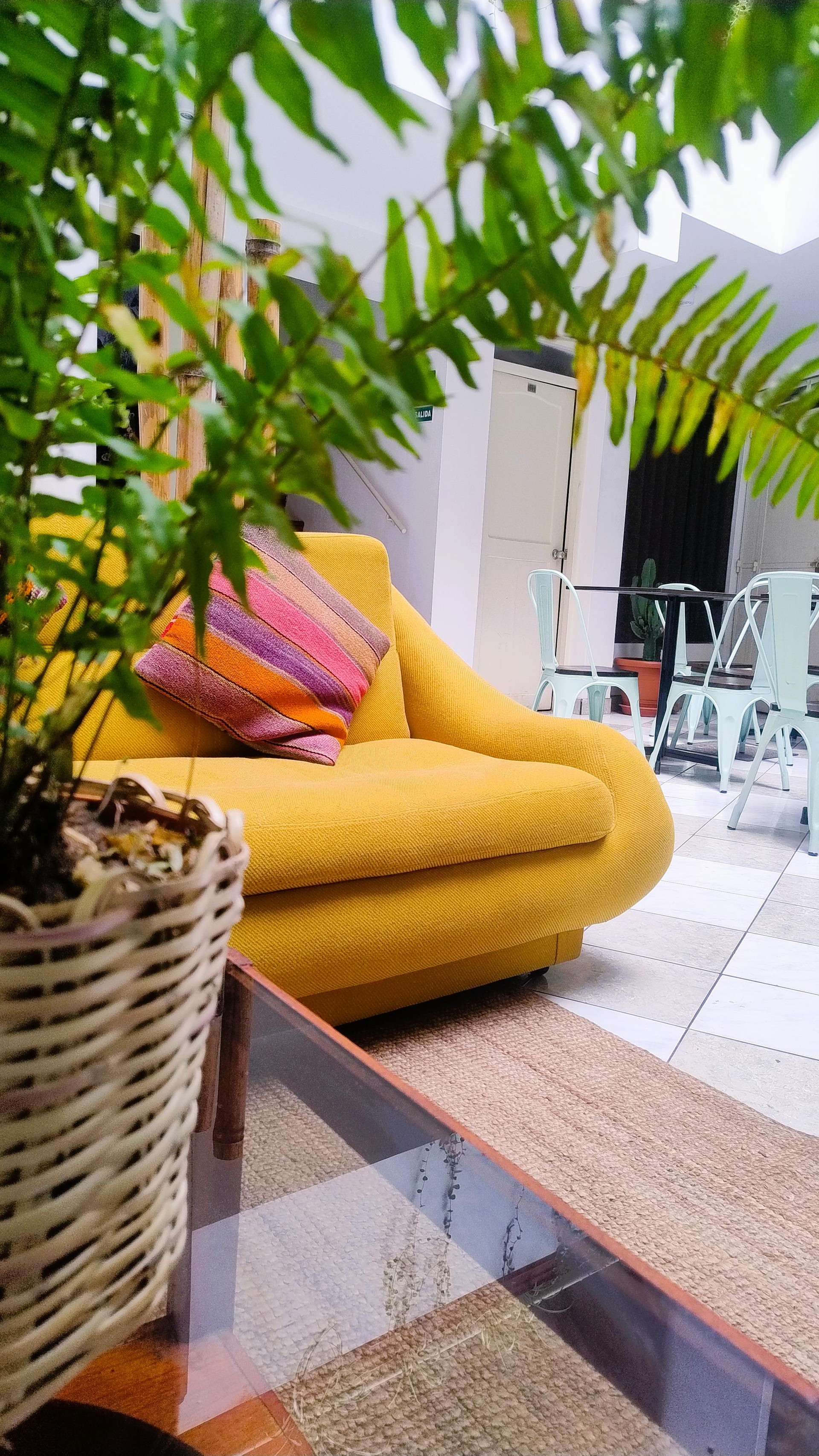 Zona de estar Central Market Hotel San Pedro