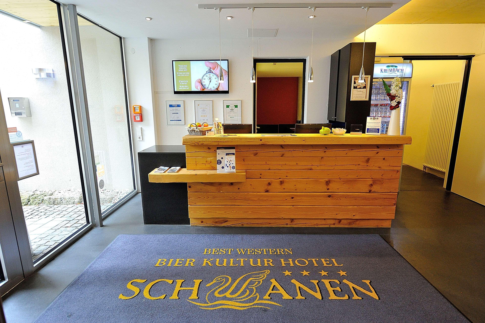 Vista Lobby Best Western Plus BierKulturHotel Schwanen