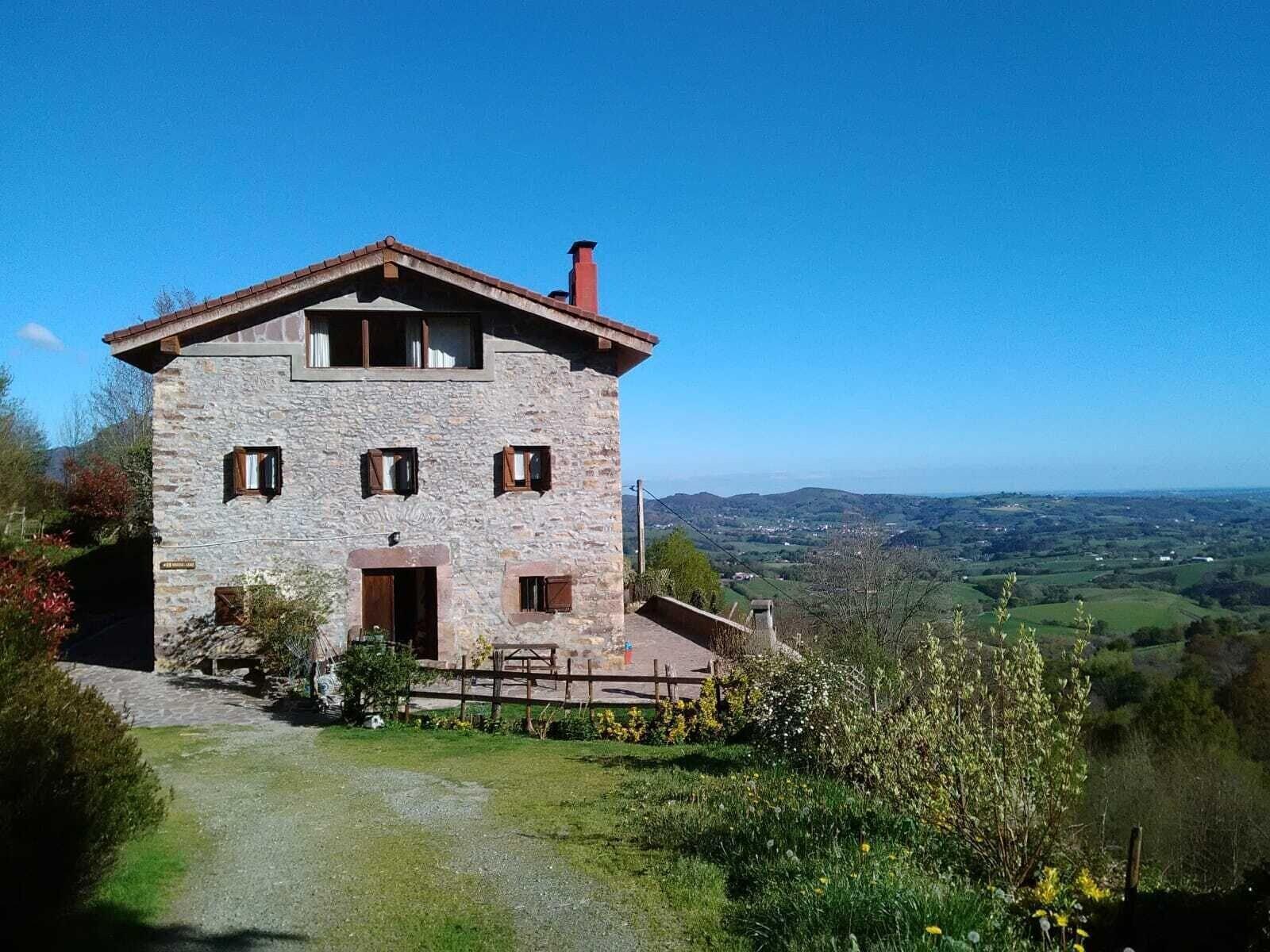 Vista Exterior Casa Rural Haitzetxea