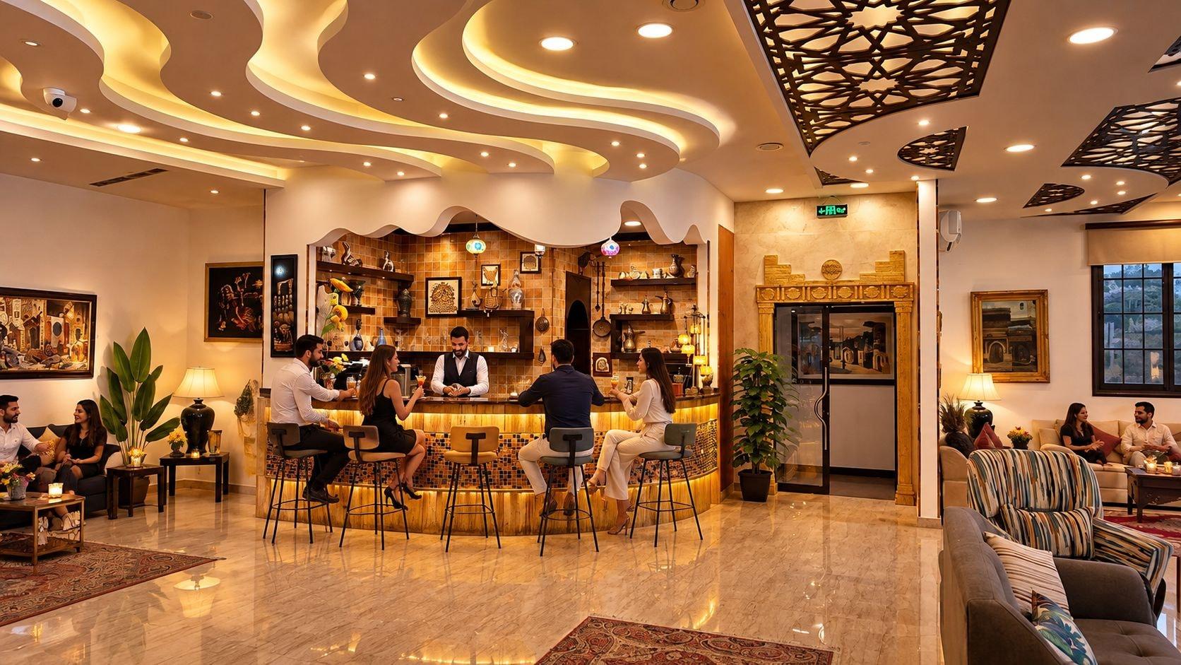 Vista Lobby Petra Canyon Hotel