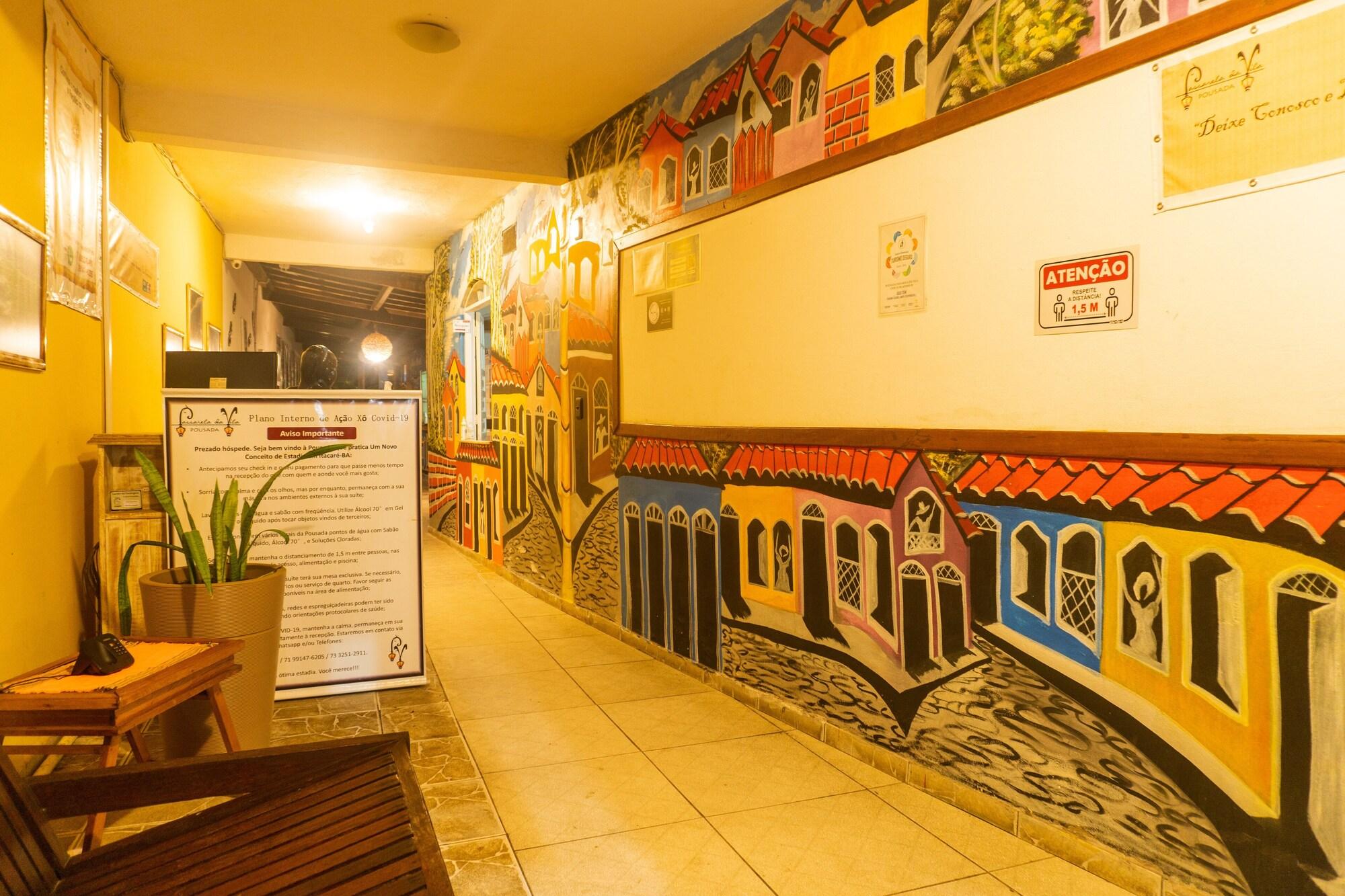 Vista Lobby Pousada Passarela da Vila