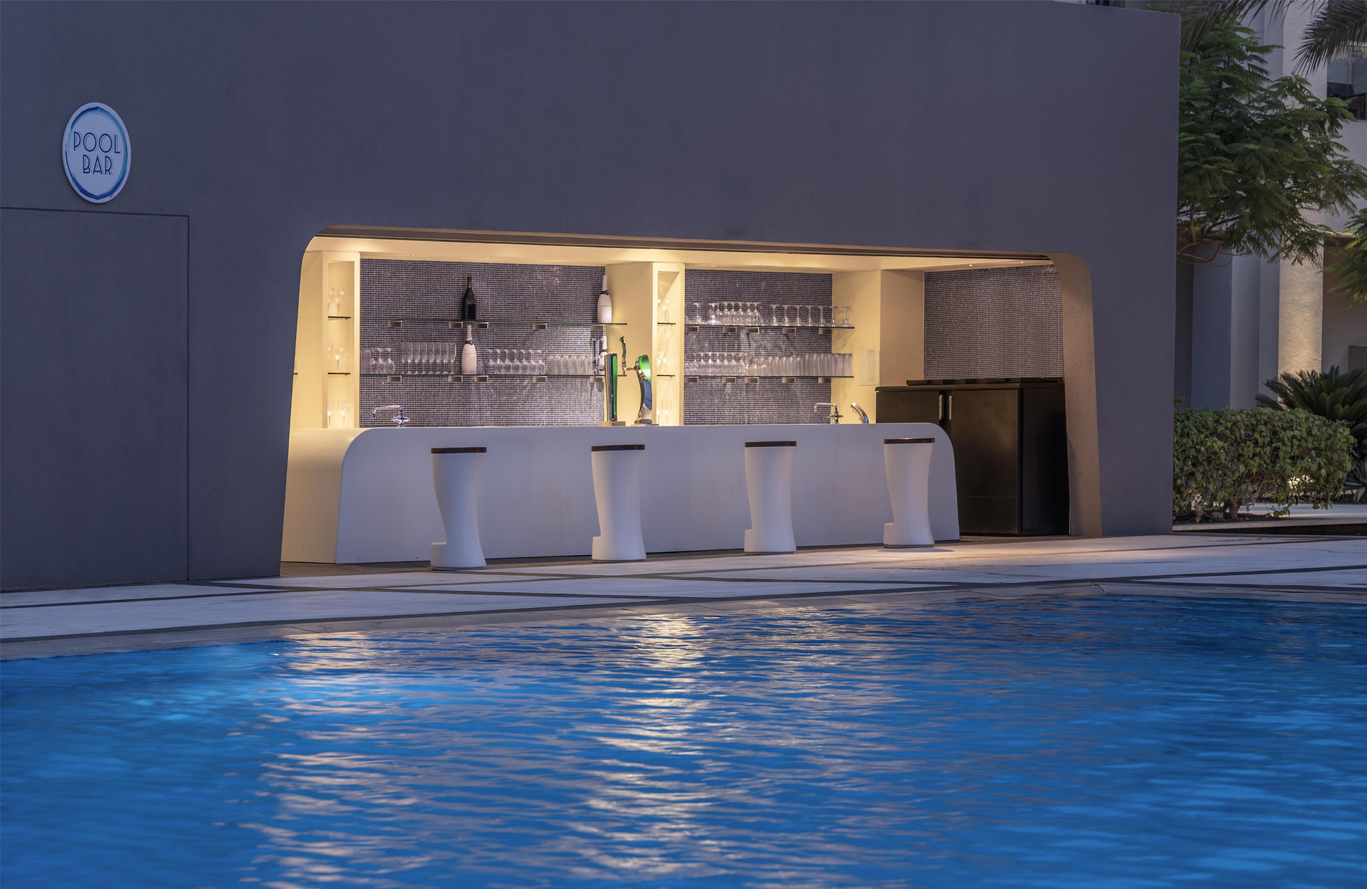 Vista Piscina Kempinski Hotel Muscat