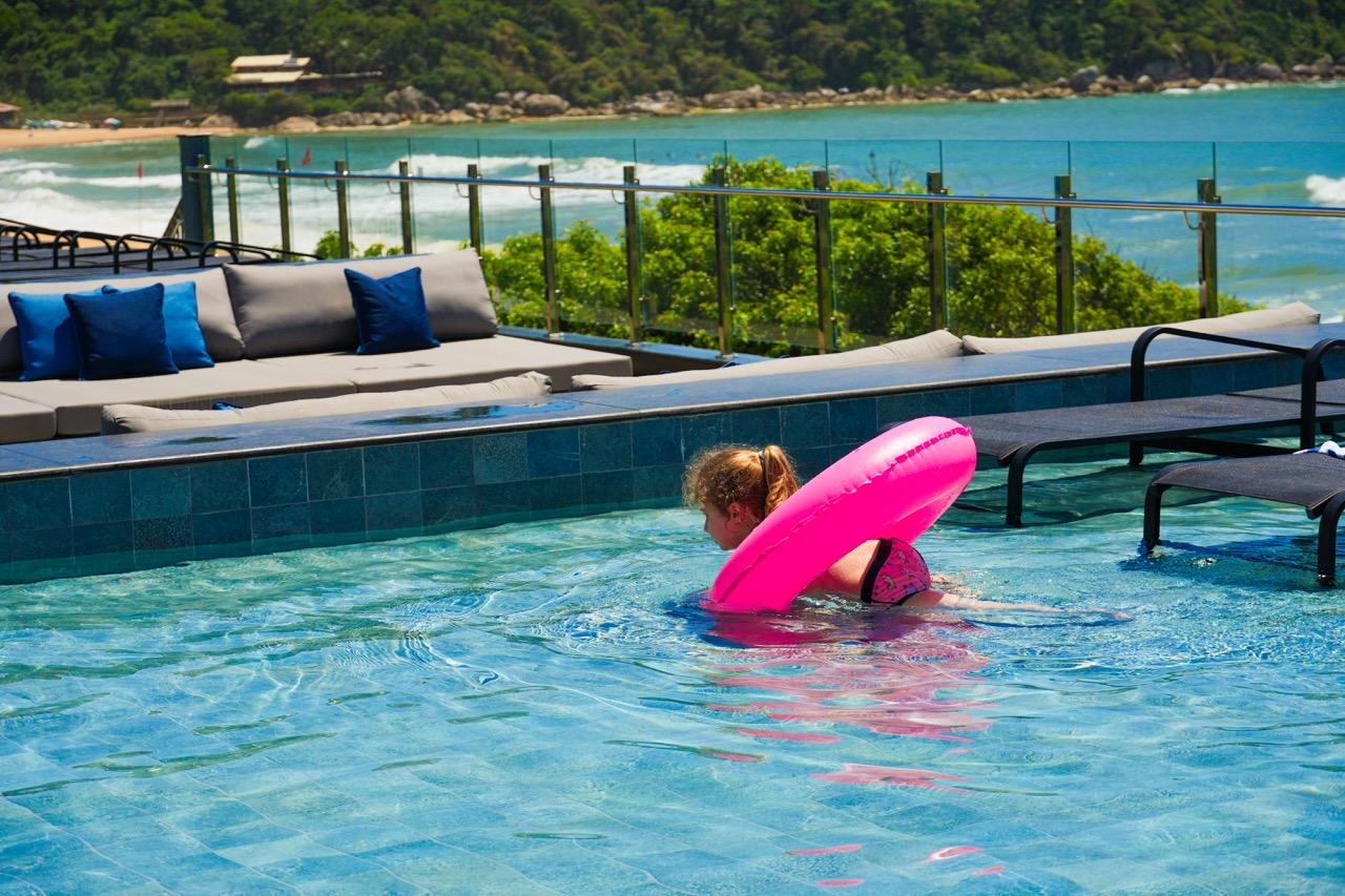Vista Piscina Blue Sea Hotel Suite Luxo Frente Mar