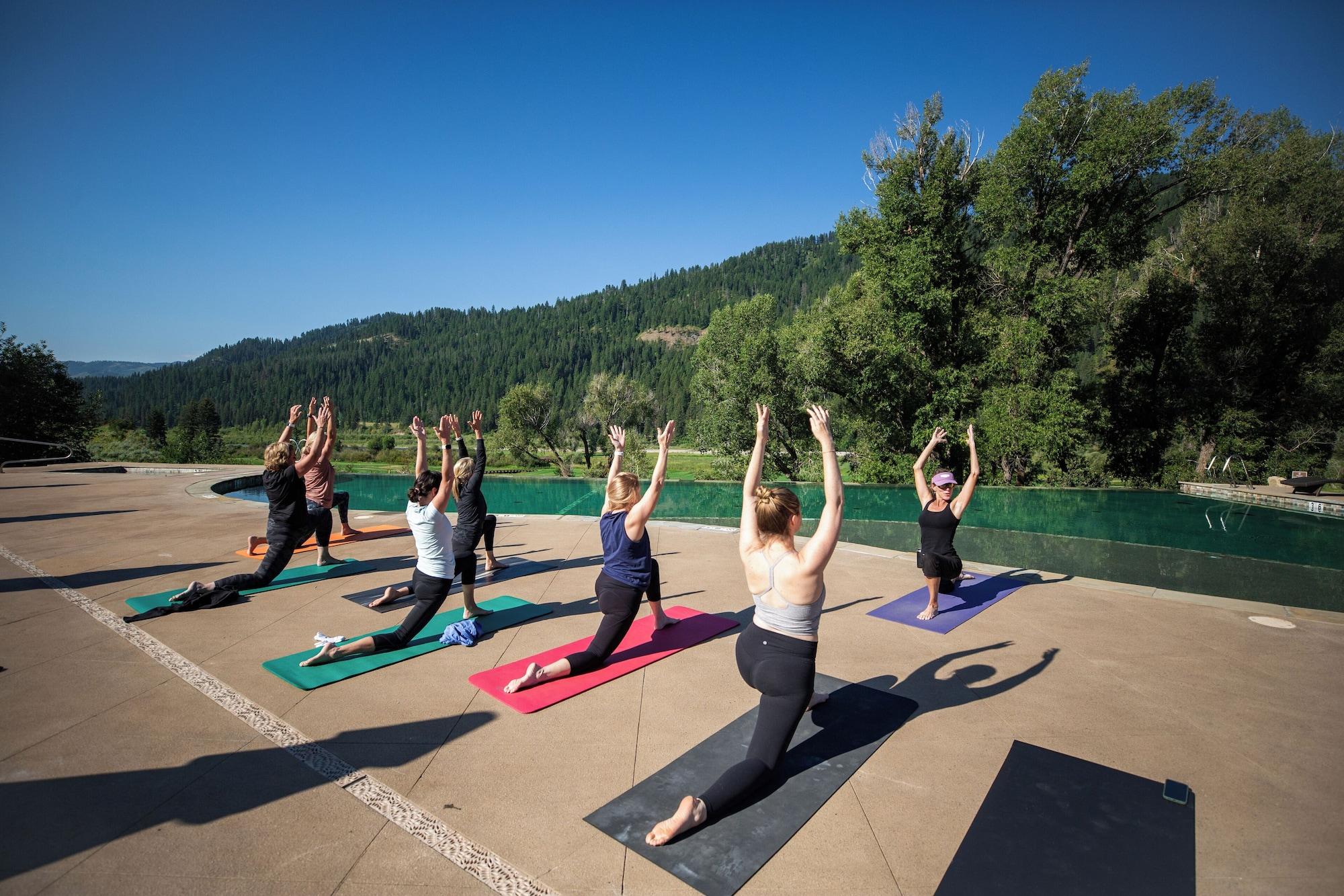 Gimnasio The Sylvan Lodge at Snake River Sporting Club