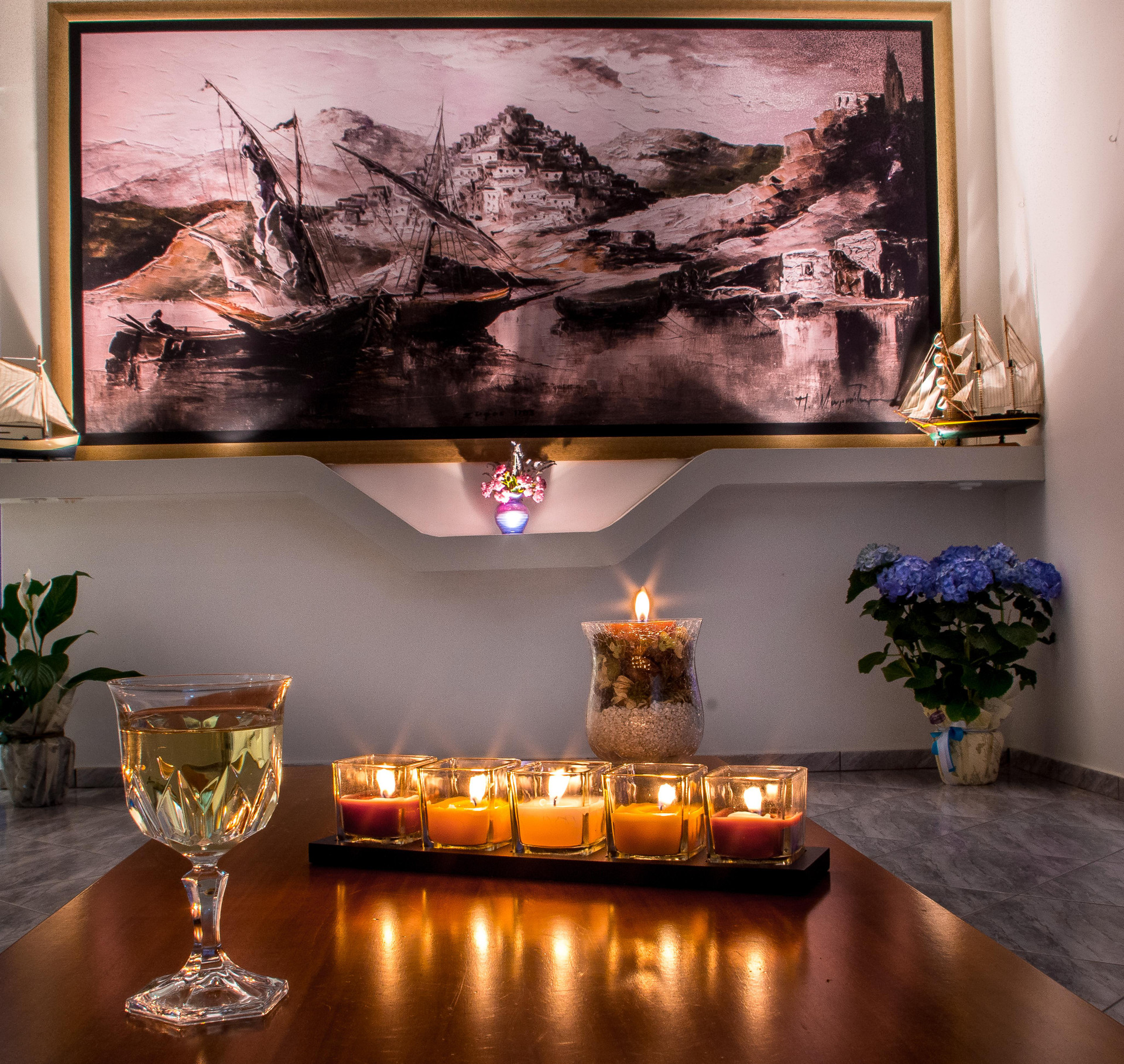 Vista Lobby Syros Atlantis Hotel