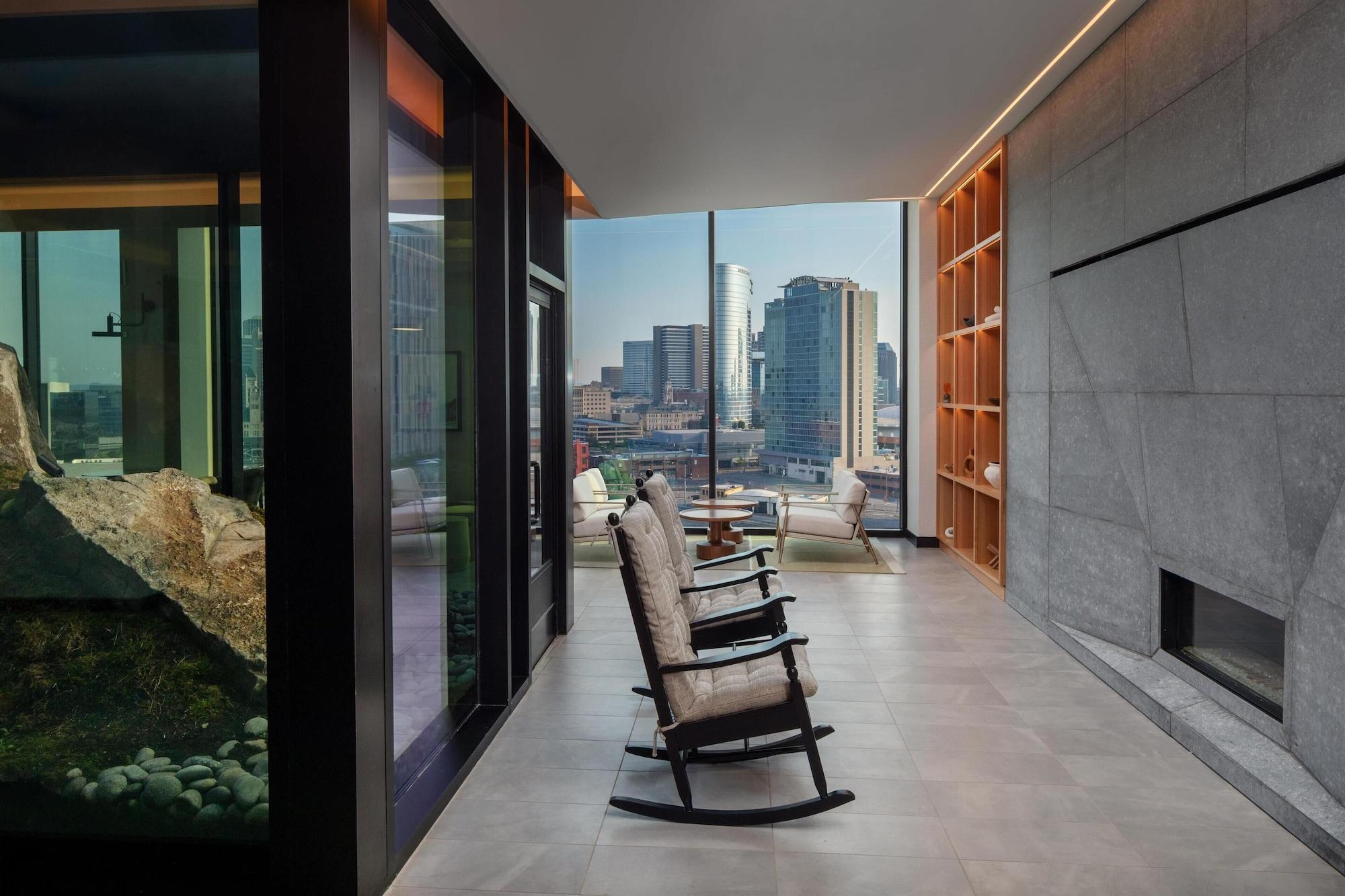 Vista Lobby Homewood Suites By Hilton Nashville Downtown The Gulch