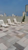 Paquete - 500m DPraia, Piscina, 1Garagem, WI-FI 500mega, Centro Guarujá