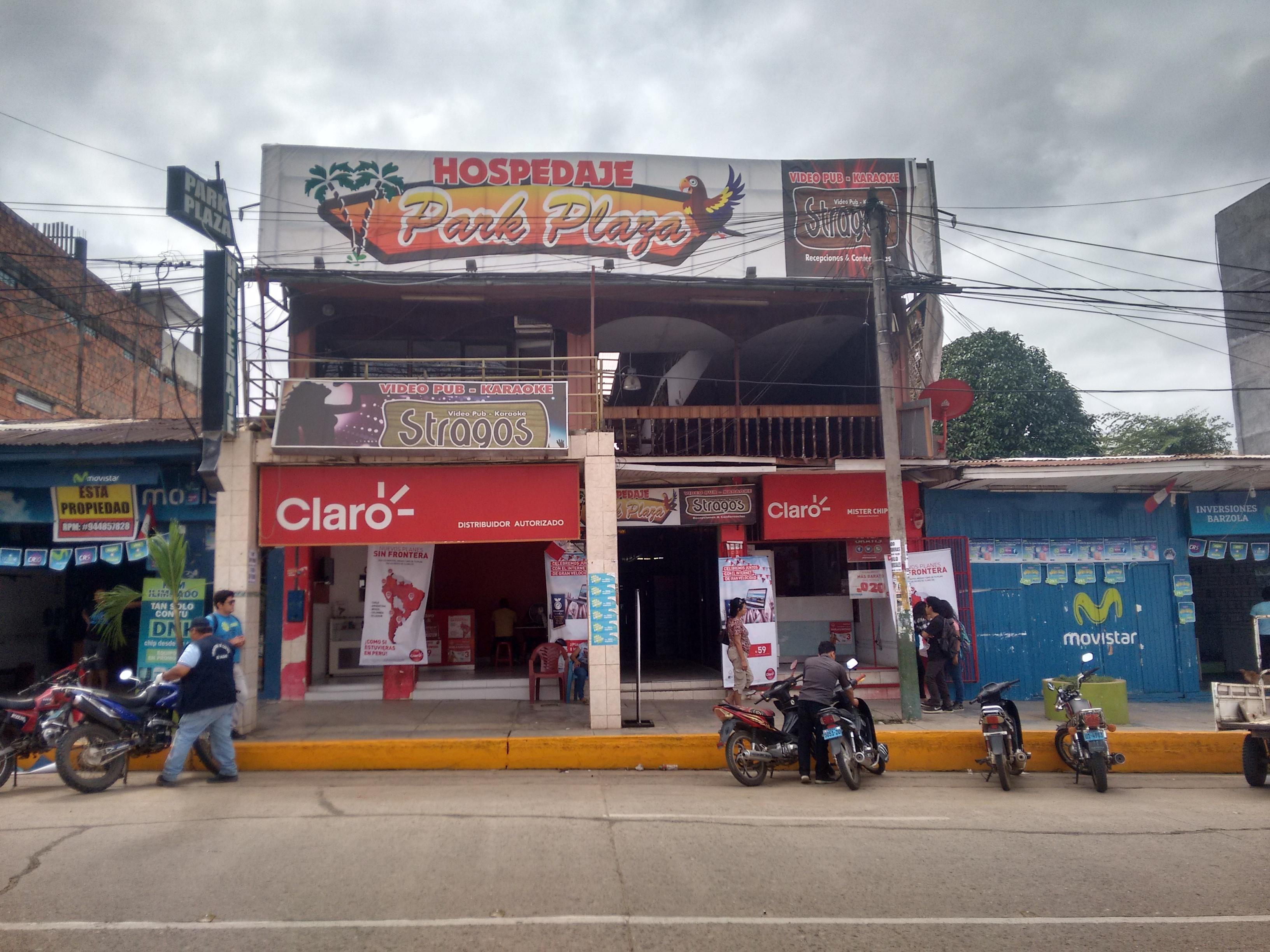 Vista Exterior Hospedaje Park Plaza