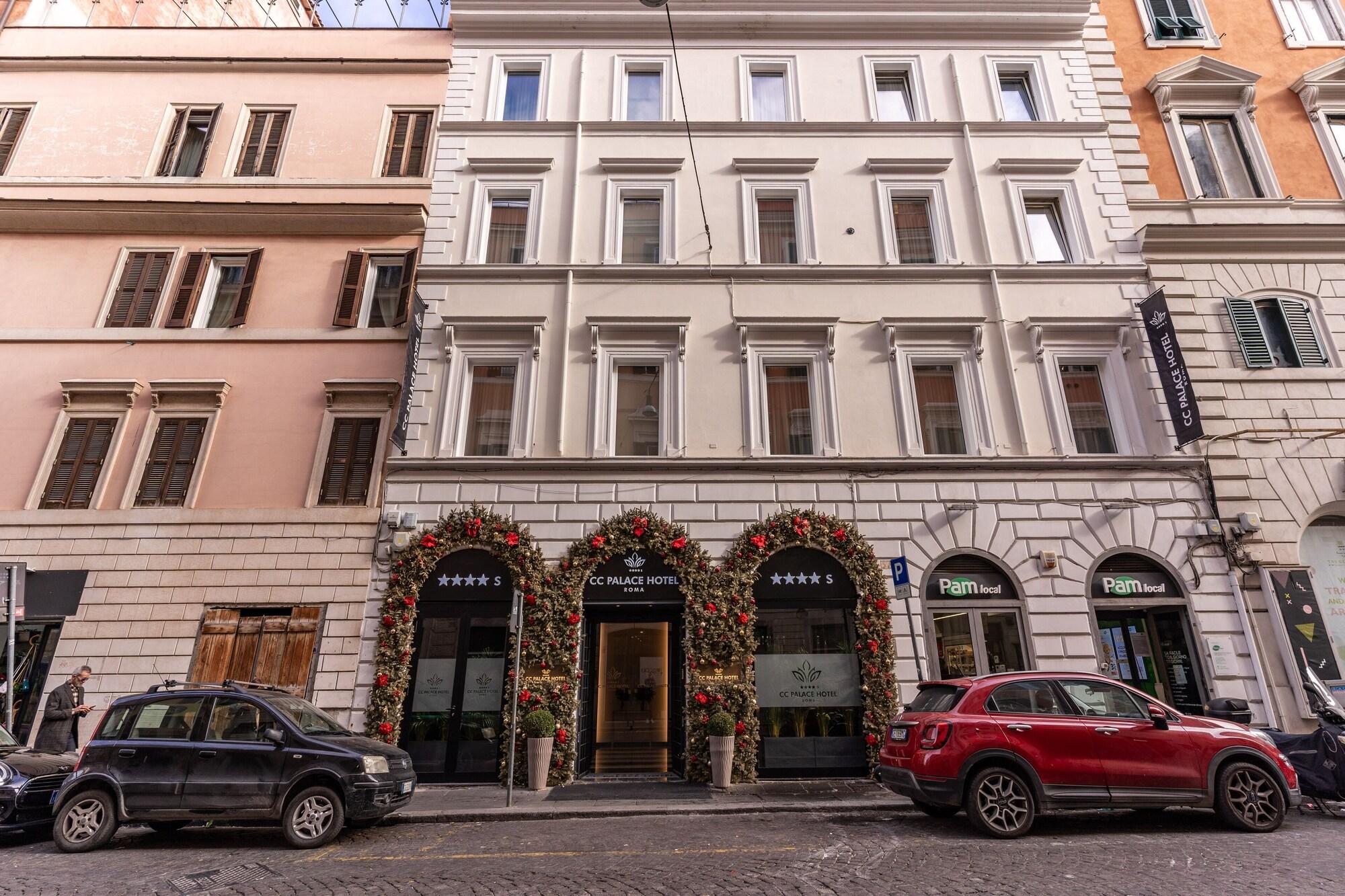 Vista Exterior CC Palace Hotel Roma
