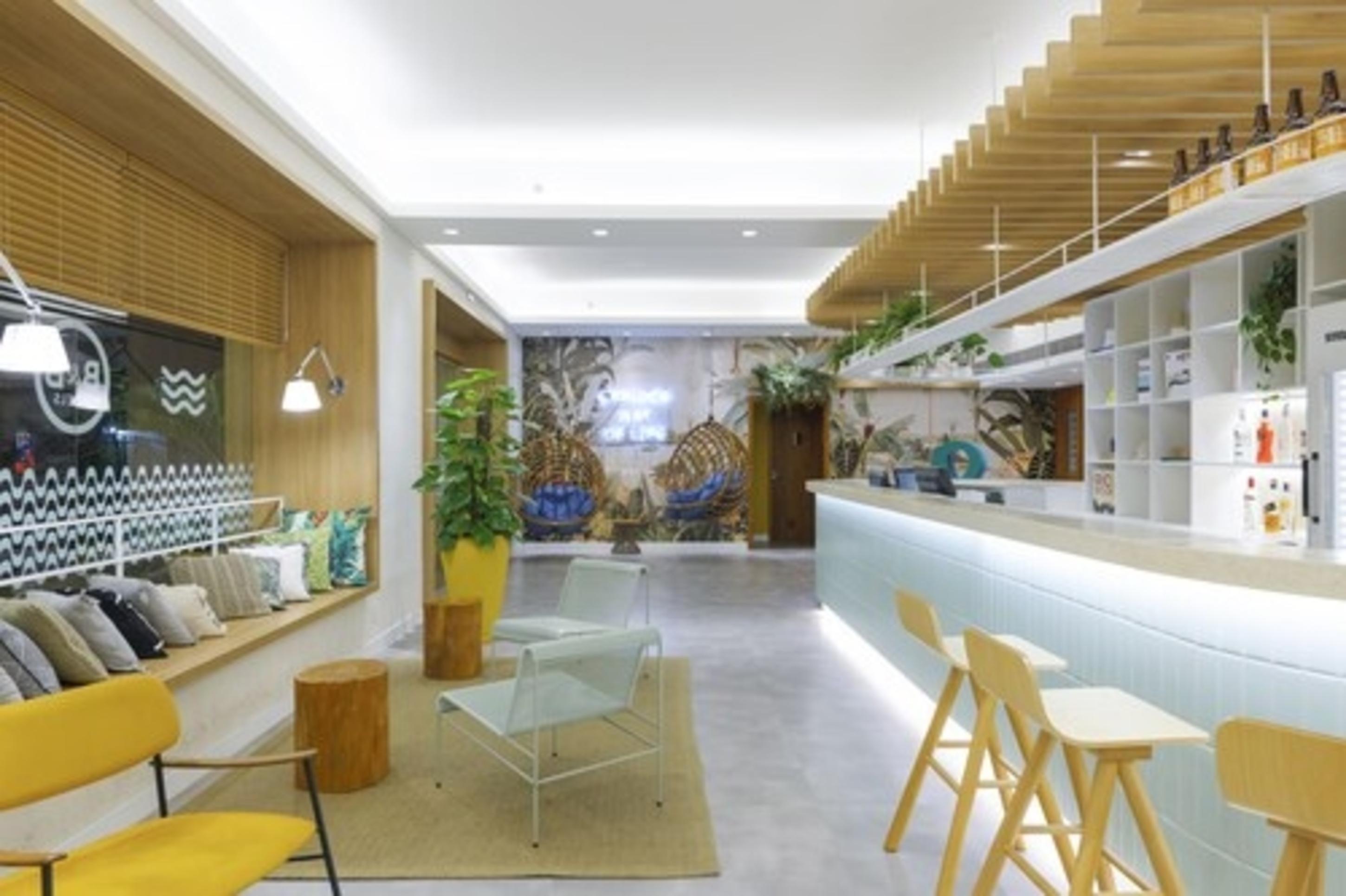 Vista Lobby B&B Hotels Rio de Janeiro Copacabana Forte