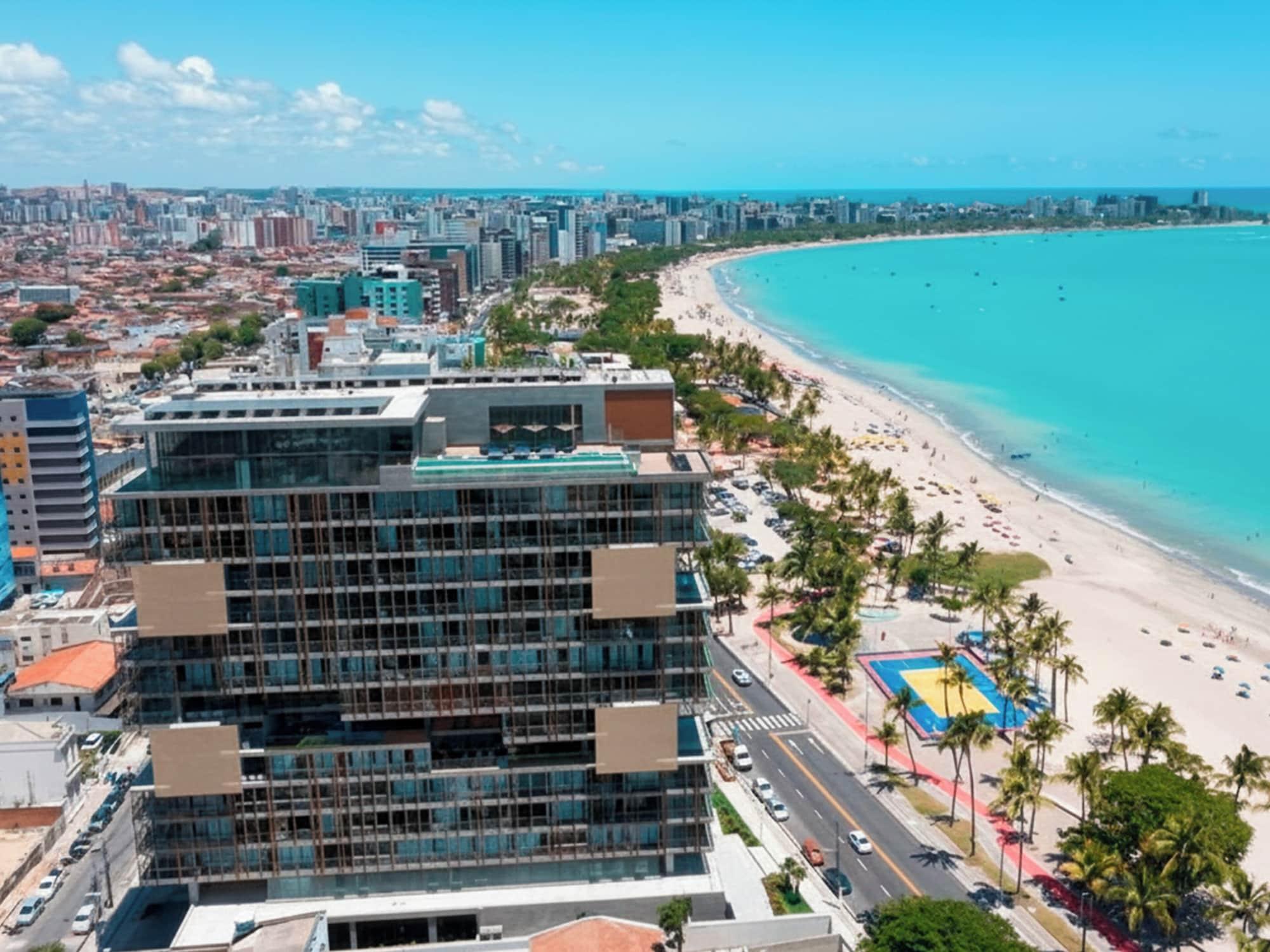 Vista Exterior Studio Beira Mar-Vista Mar-Luxo-New Time