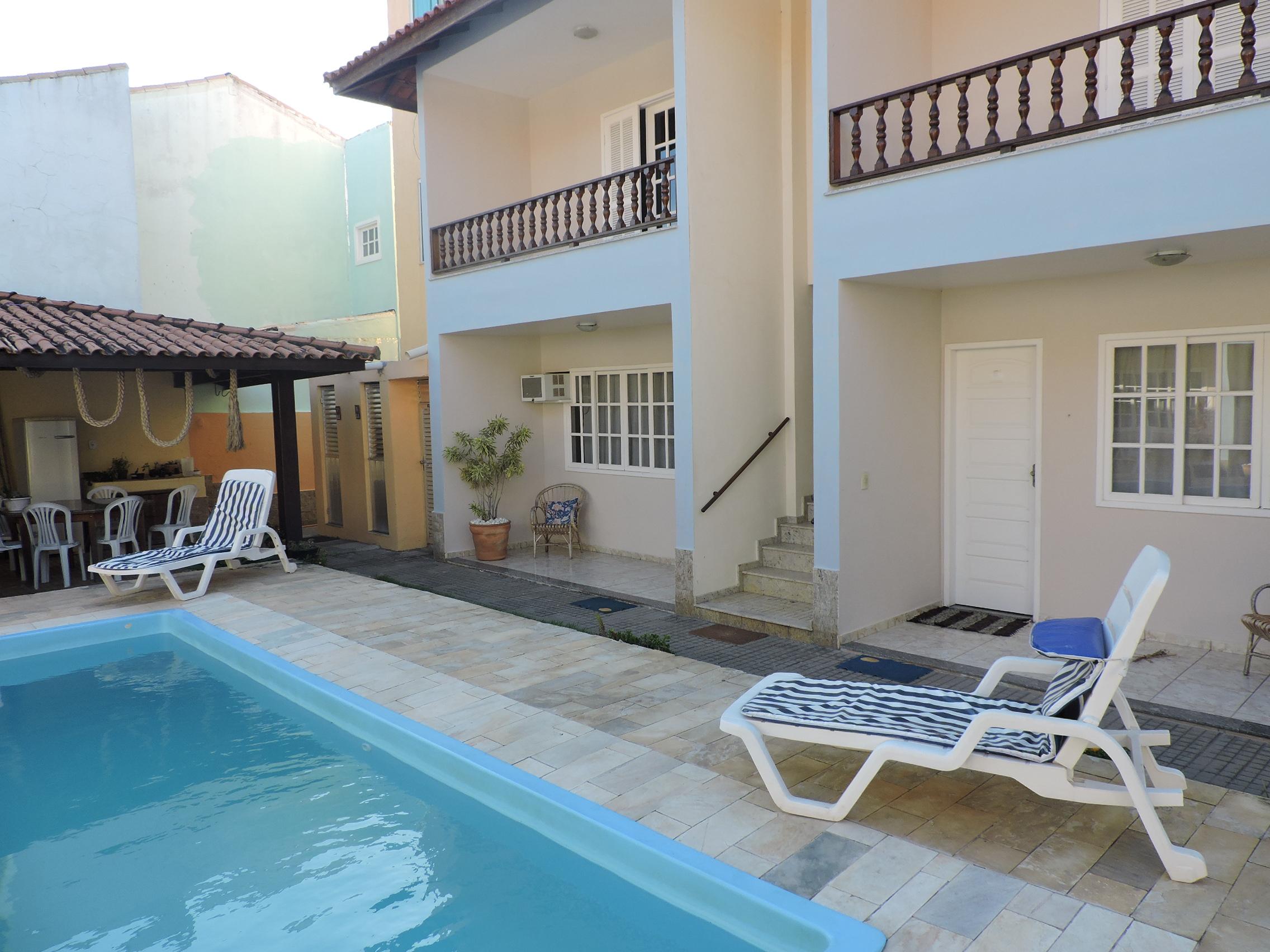 Vista Piscina Pousada Baleia Azul