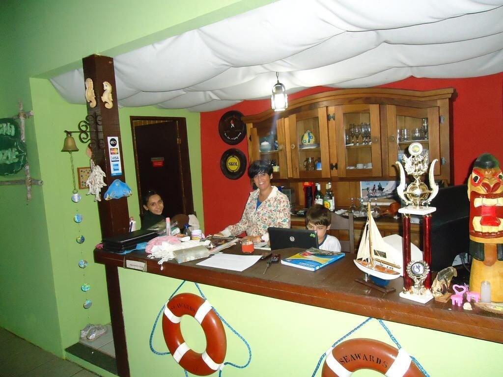 Vista Lobby Pousada Cruzoé