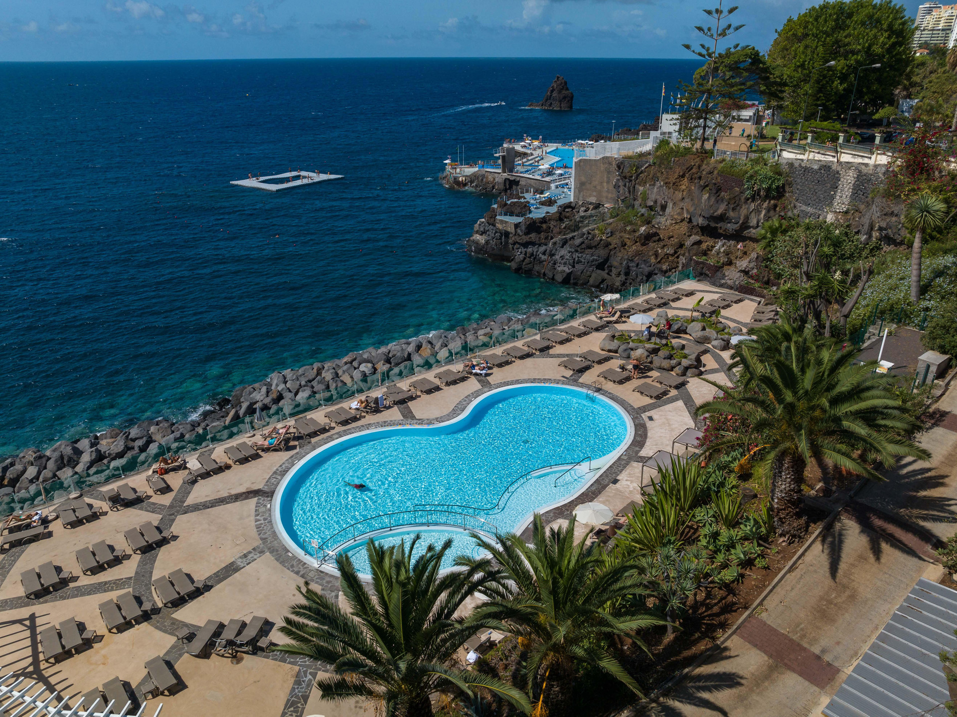 Vista Piscina Pestana Vila Lido Madeira Ocean Hotel