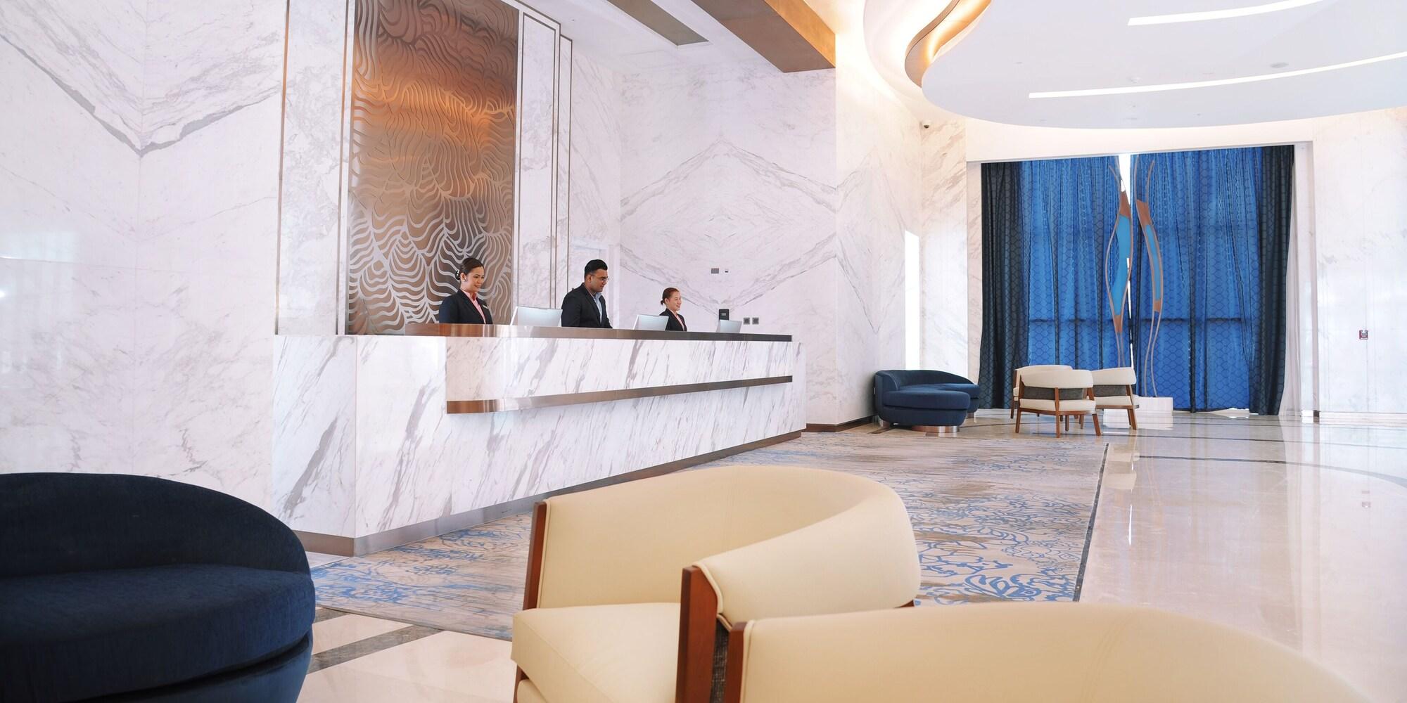Vista Lobby Royal M Al Aqah Beach Resort by Gewan