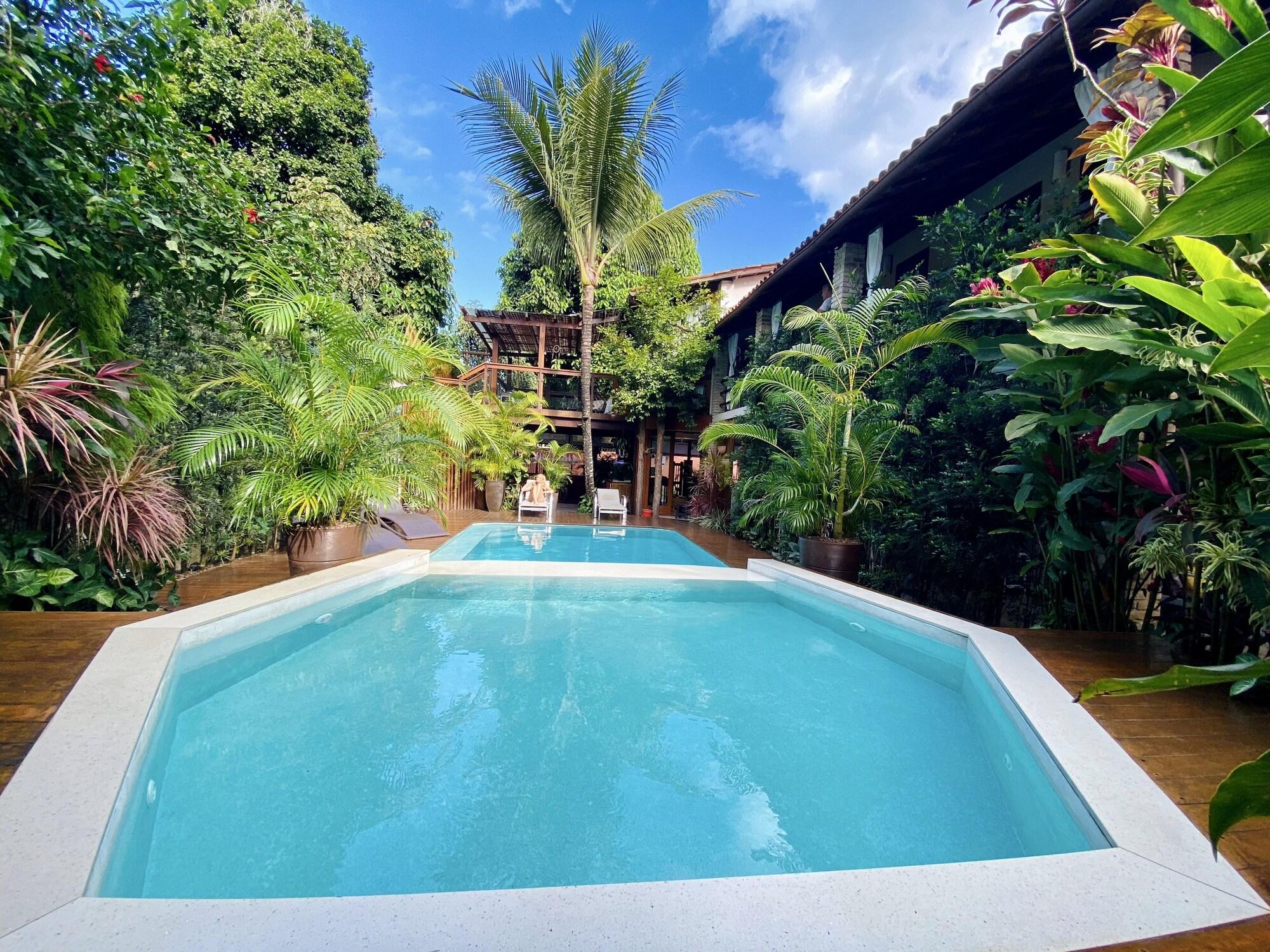 Vista Piscina Pousada Agua de Coco