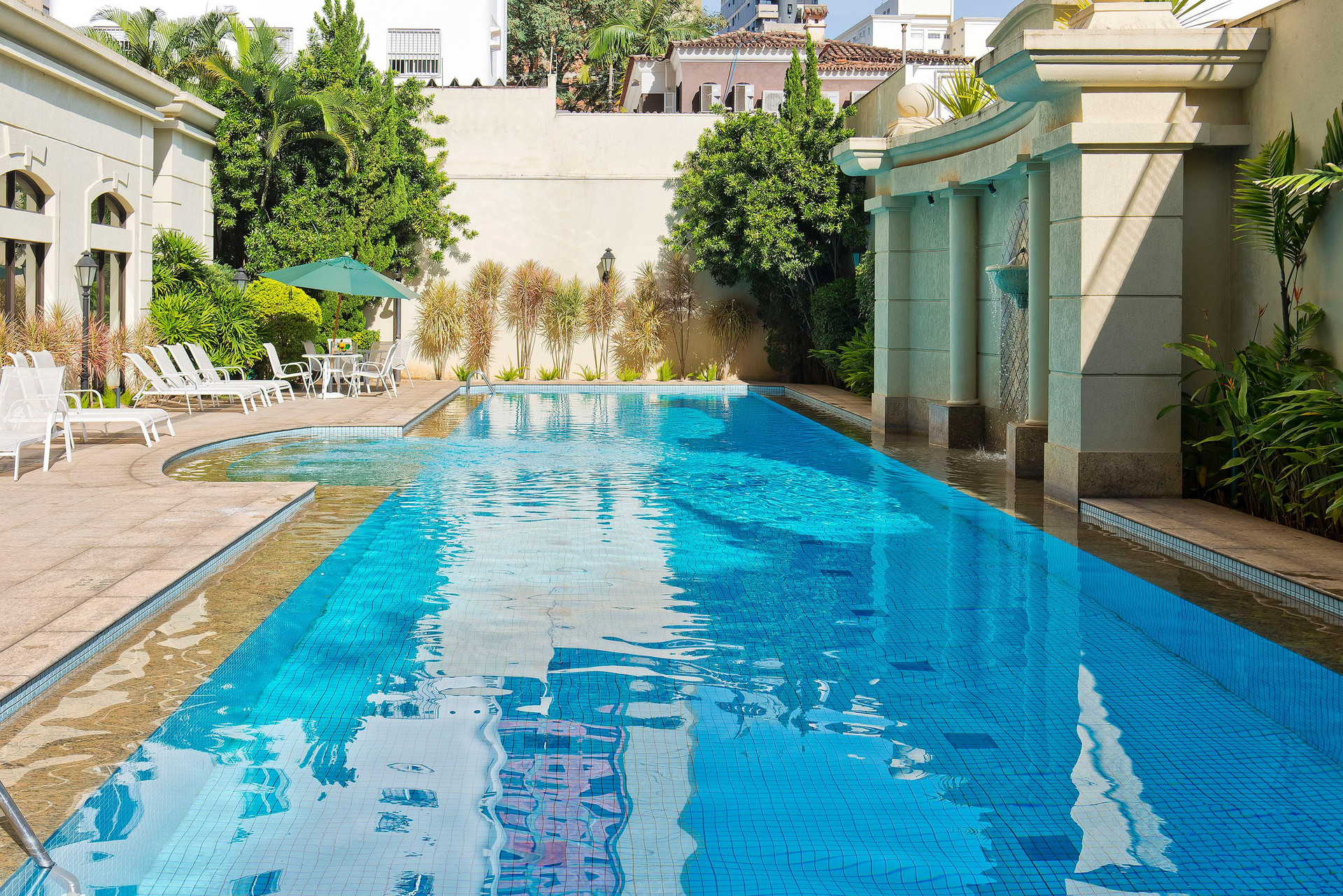 Vista Piscina Meliá Campinas