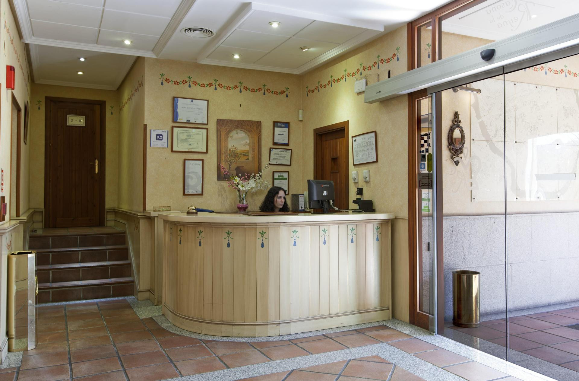 Vista Lobby Hotel Casona de la Reyna