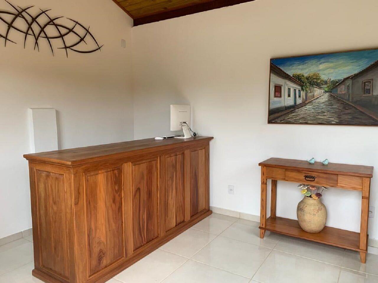 Vista Lobby Pousada Chalés Olaria Exclusivo para casais