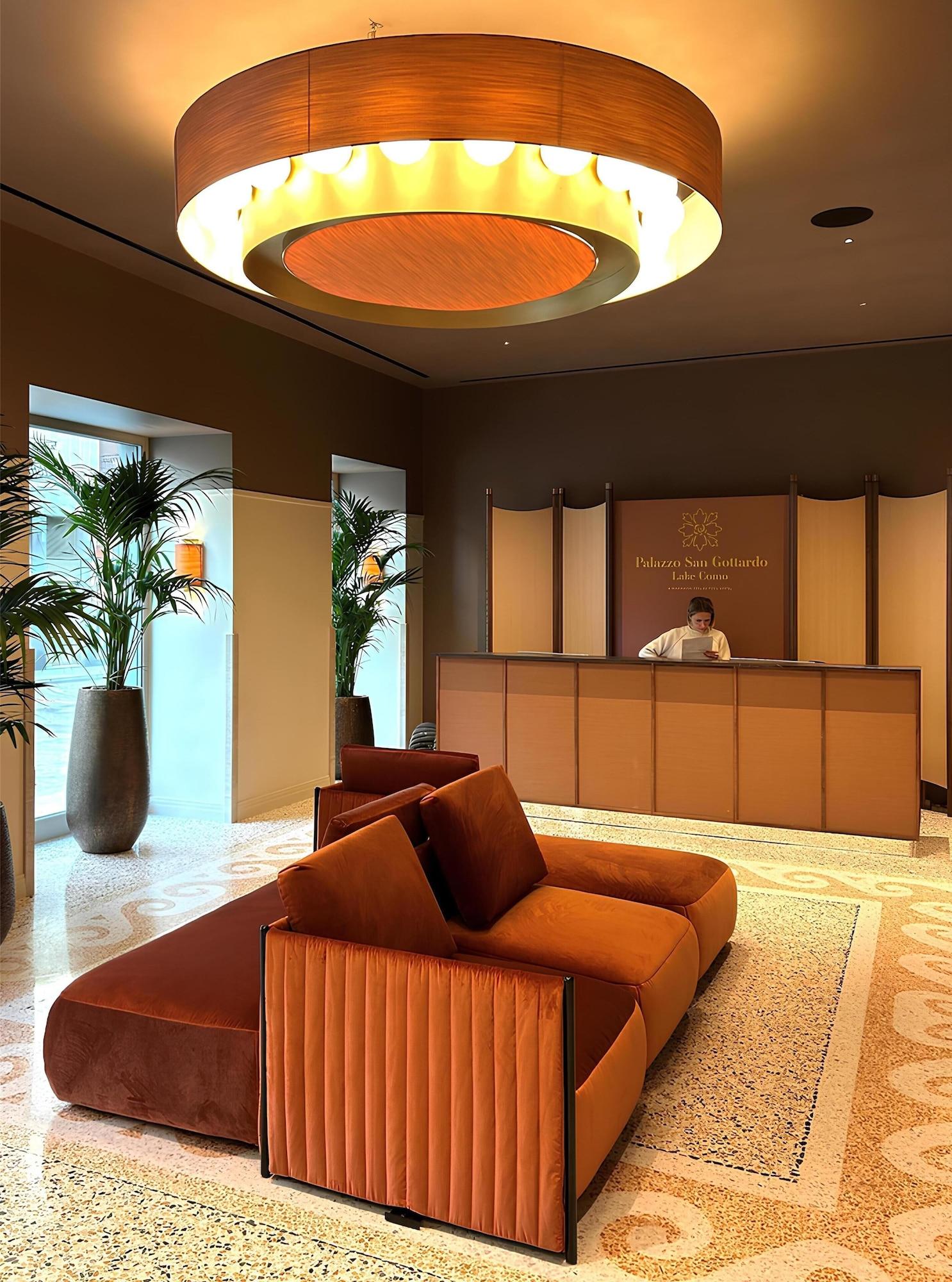 Vista Lobby Palazzo San Gottardo Lake Como, a Radisson Collection