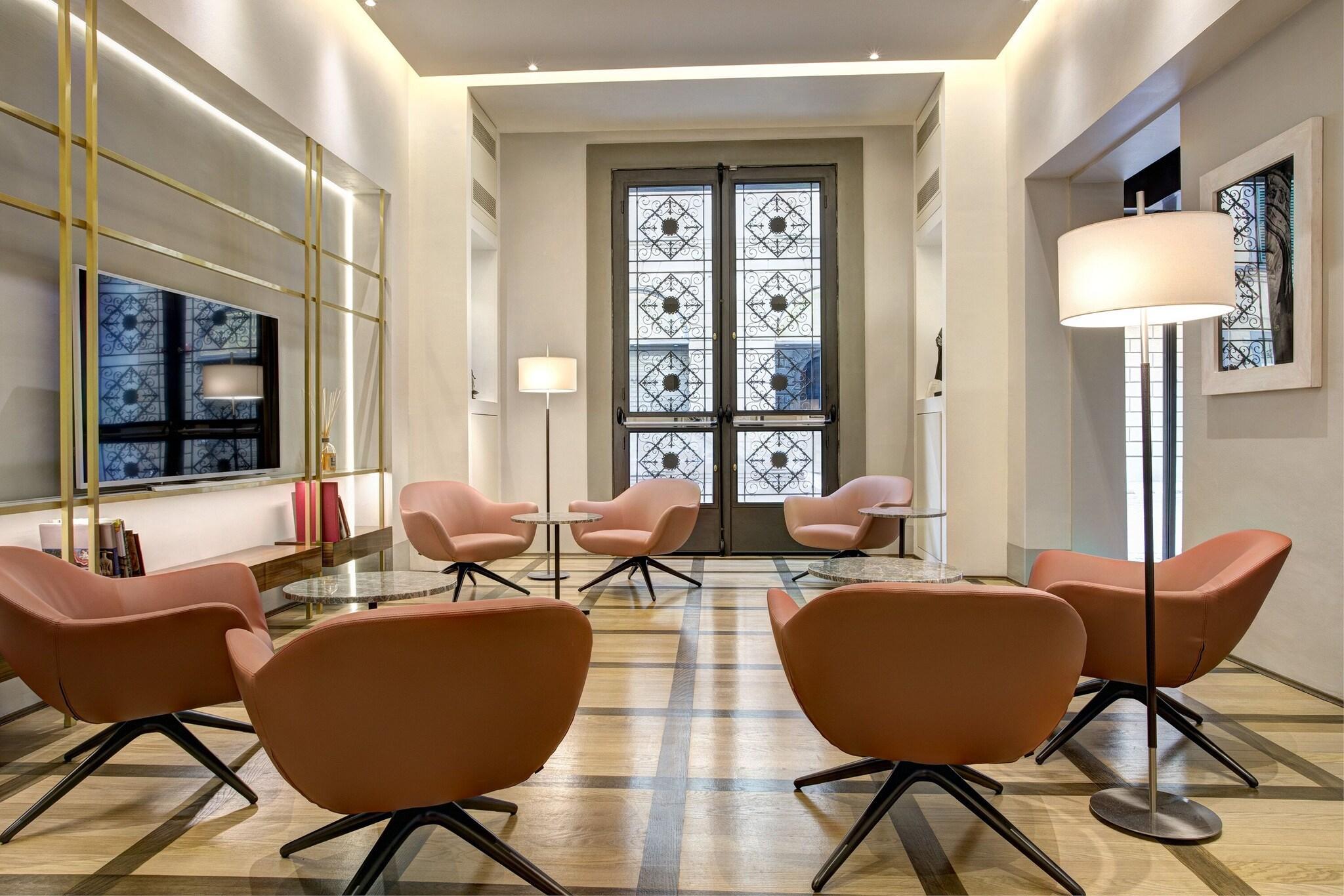 Vista Lobby Orto De Medici Hotel