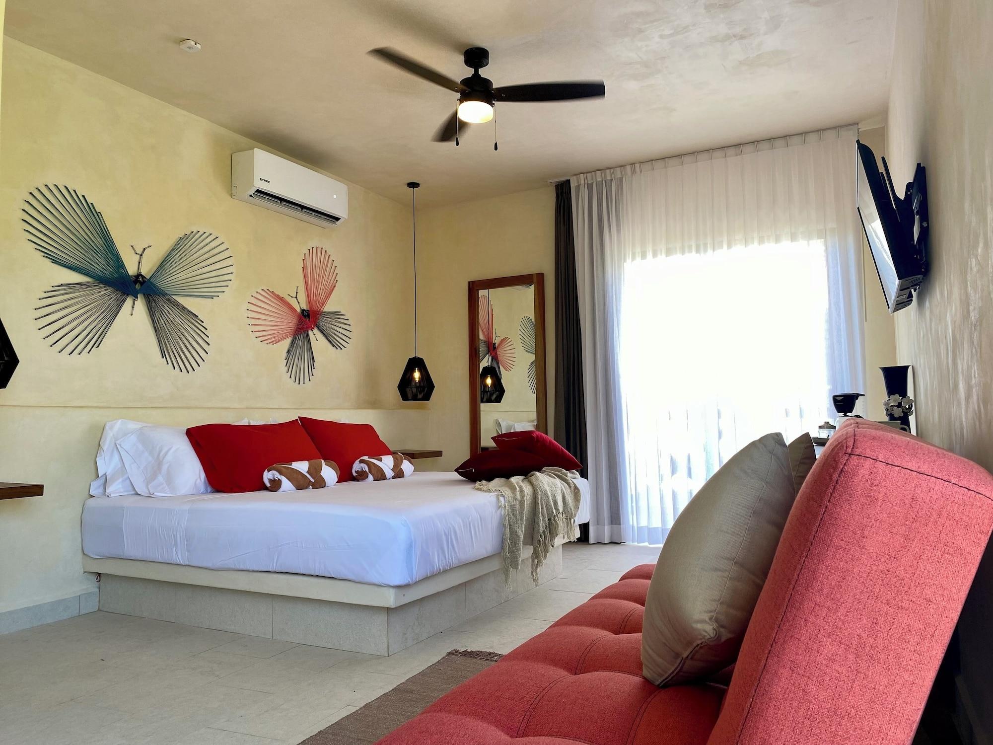 Habitación sunsteps casa holbox