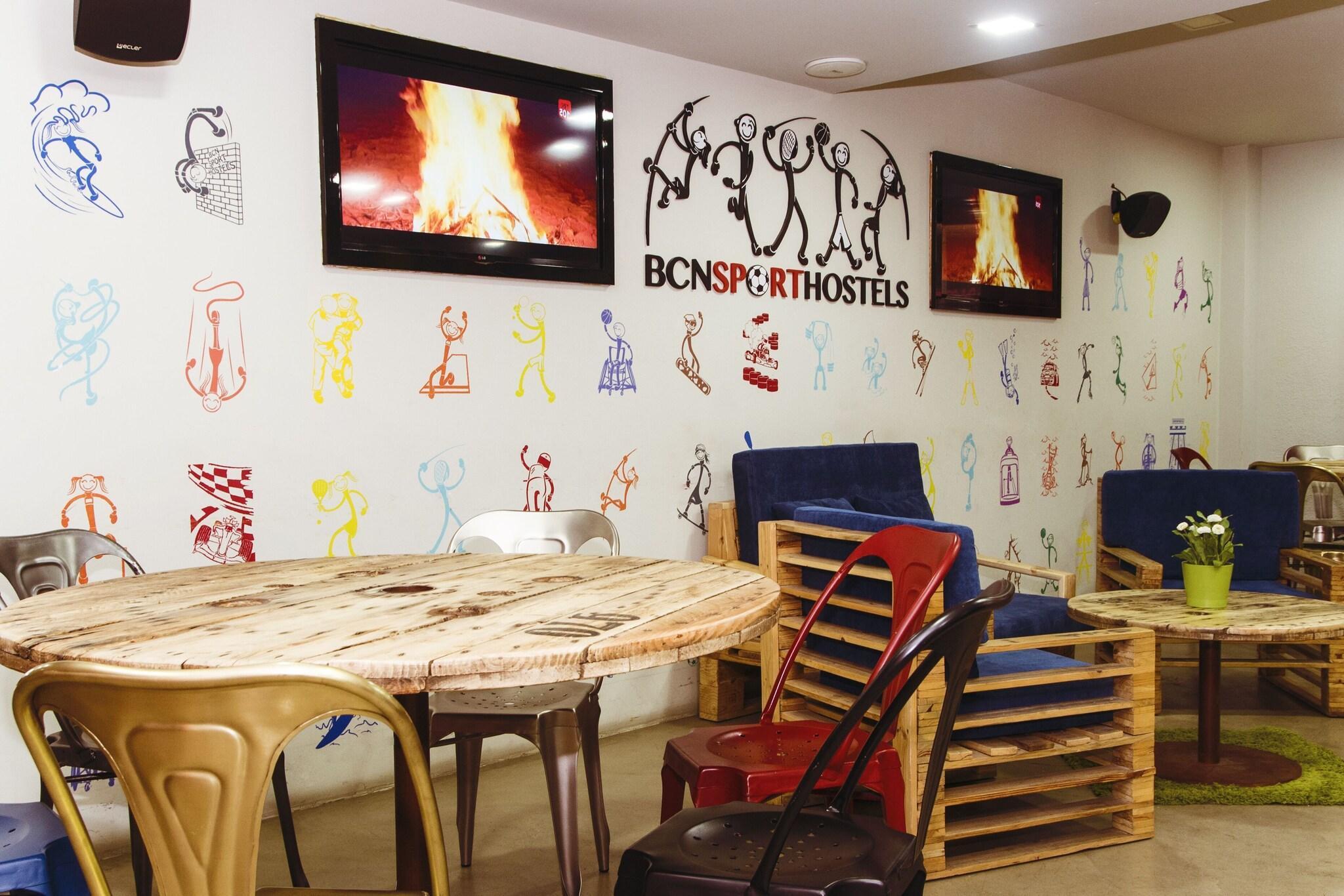 Vista Lobby Bcnsporthostels