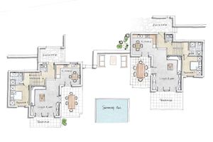 Alquiler Vacacional - Serviced Twin Villas l Sea Views l Valmas Beach