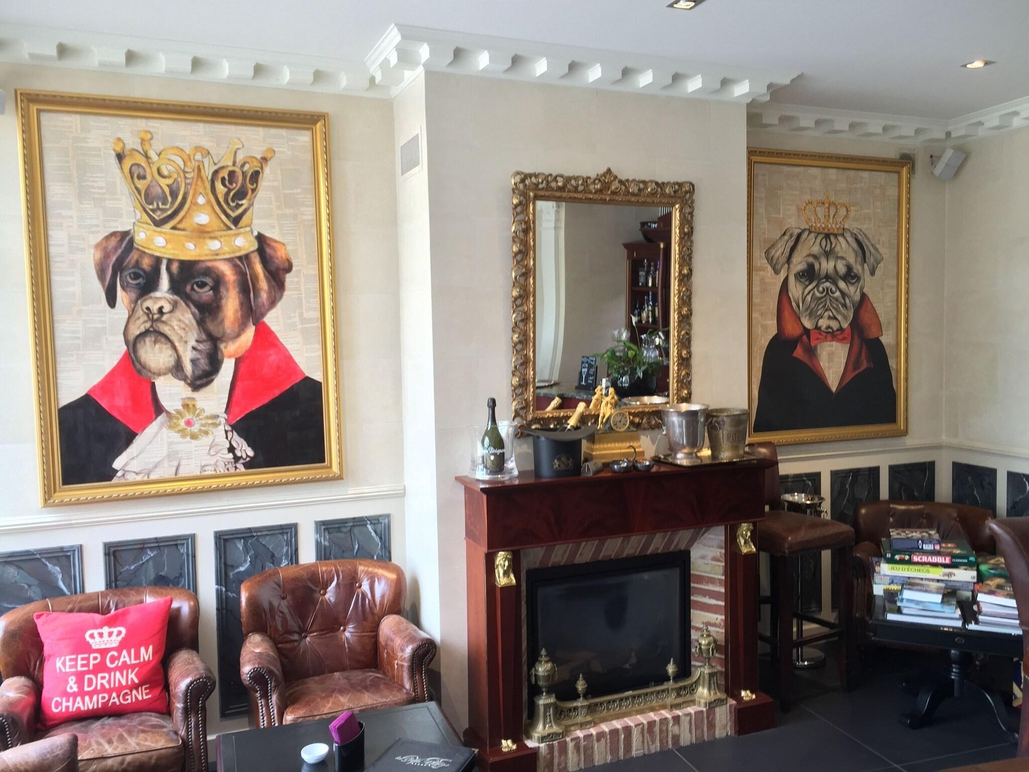 Vista Lobby La Villa Eugène