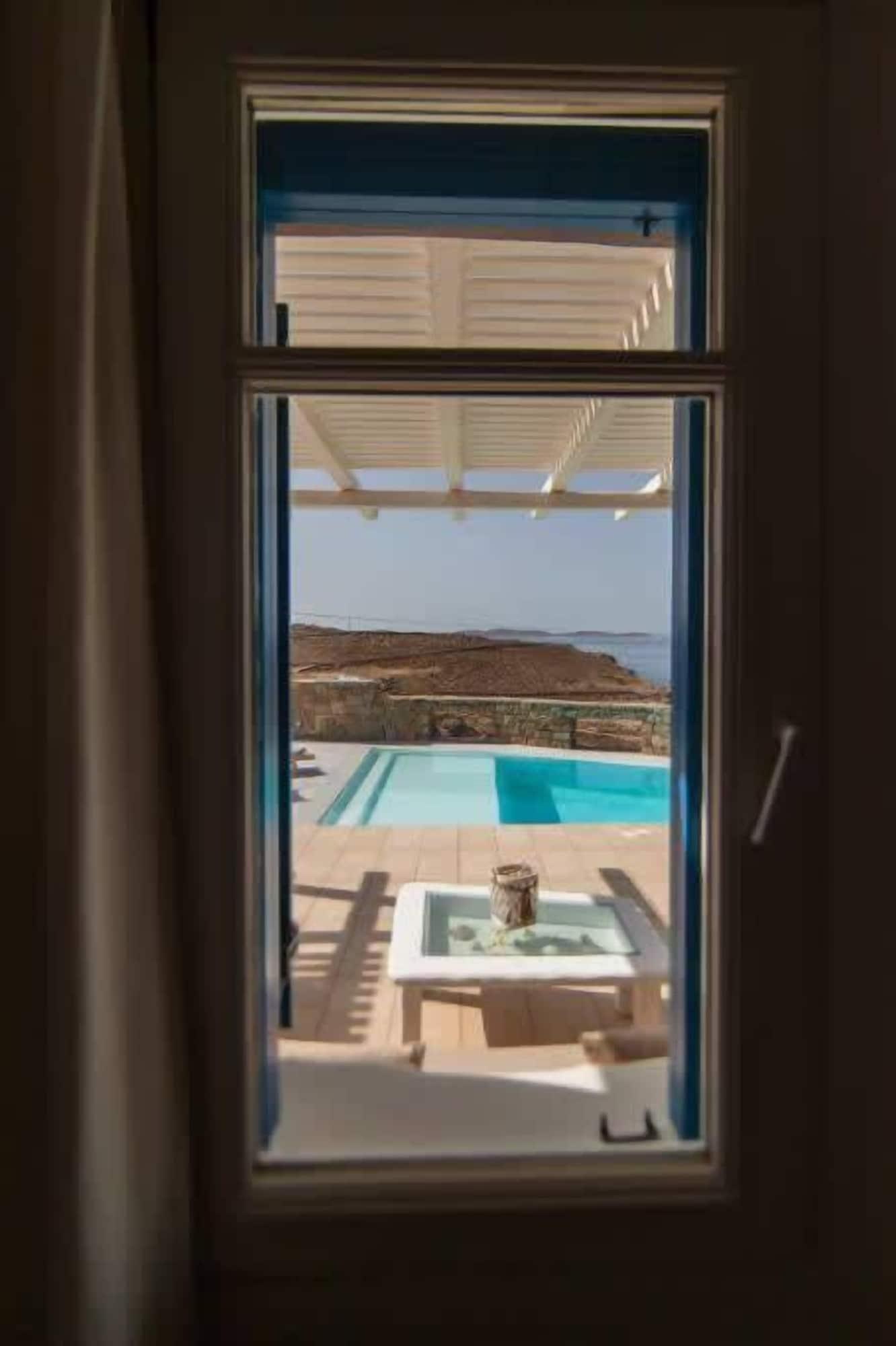 Comodidades del Alojamiento 180 ° View PRIVATE Pool Villa Choulakia to enjoy SUN kissing SEA