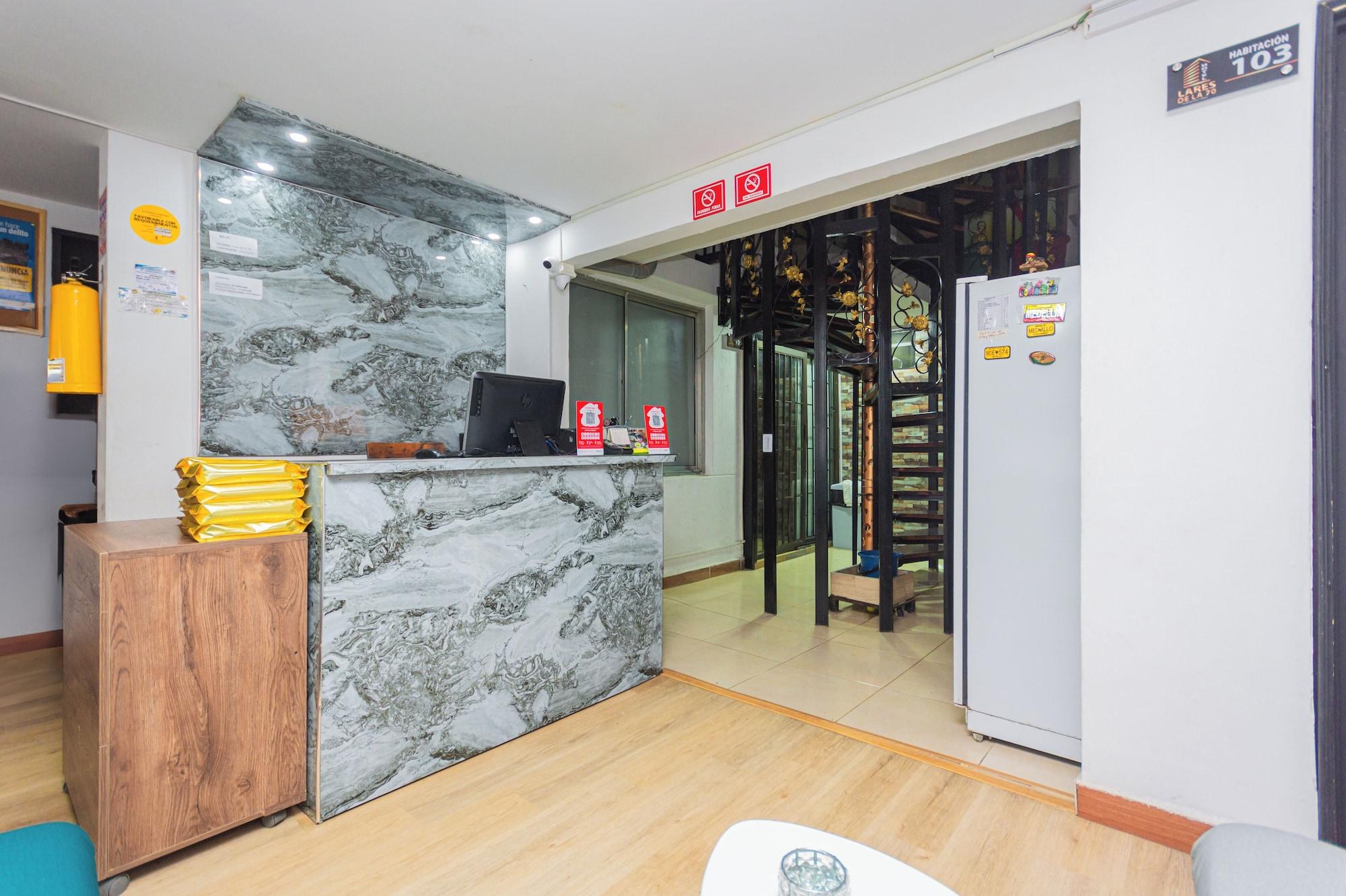 Vista Lobby Hotel Lares 70 Laureles