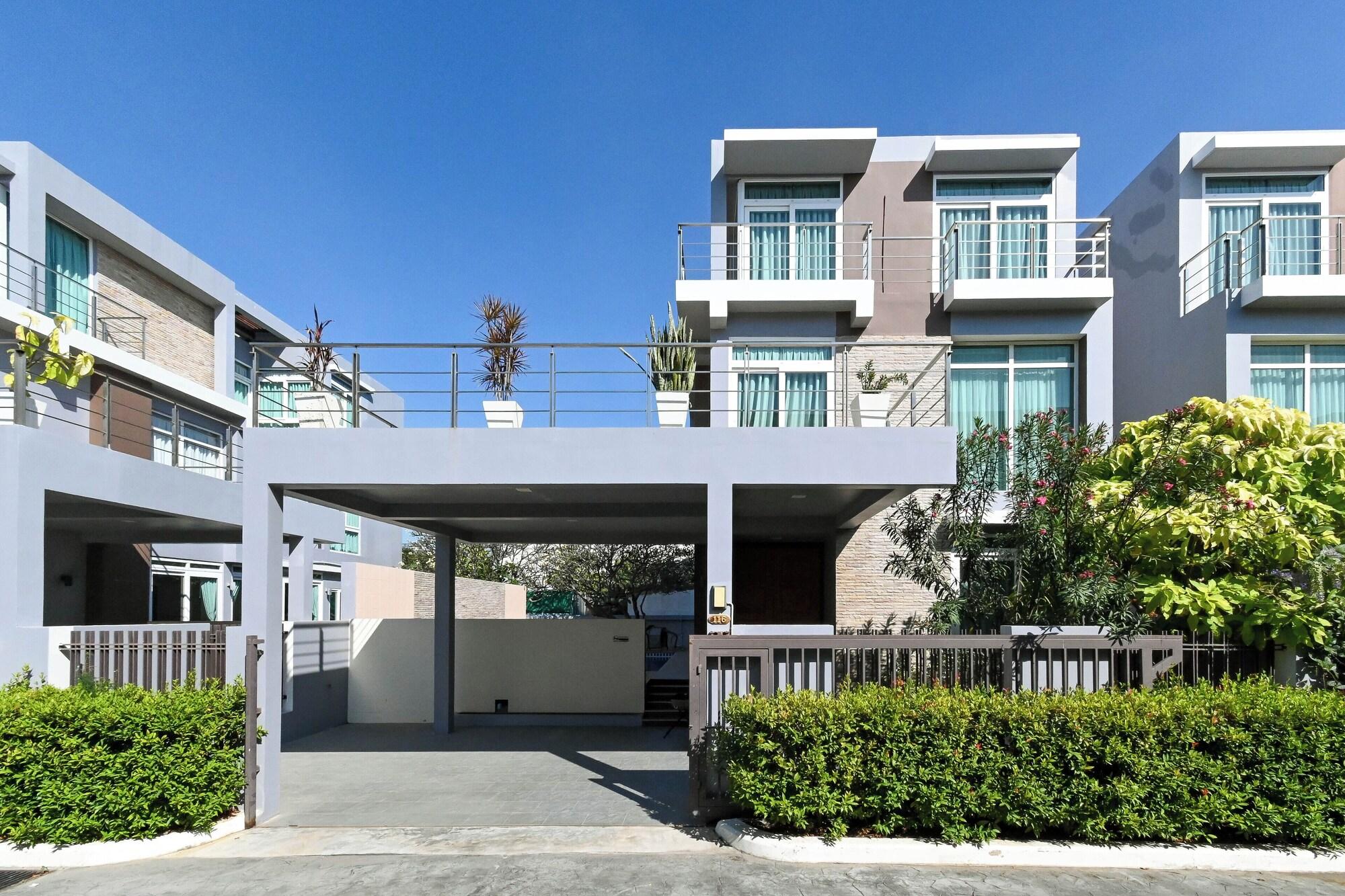 Vista Exterior Golden Sea Pool Villa Hua Hin