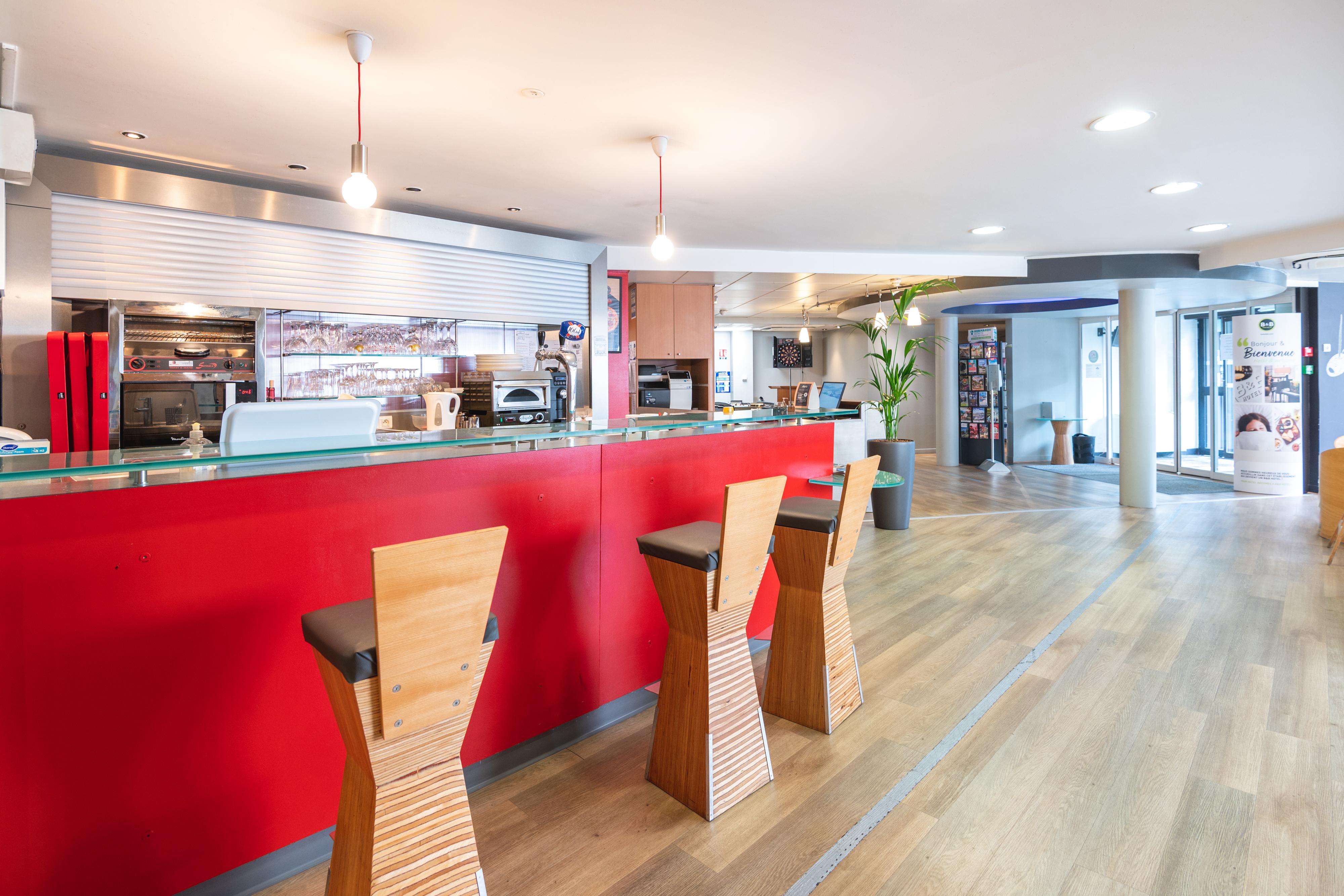 Bar/Salón B&B HOTEL Rouen Centre Rive Gauche