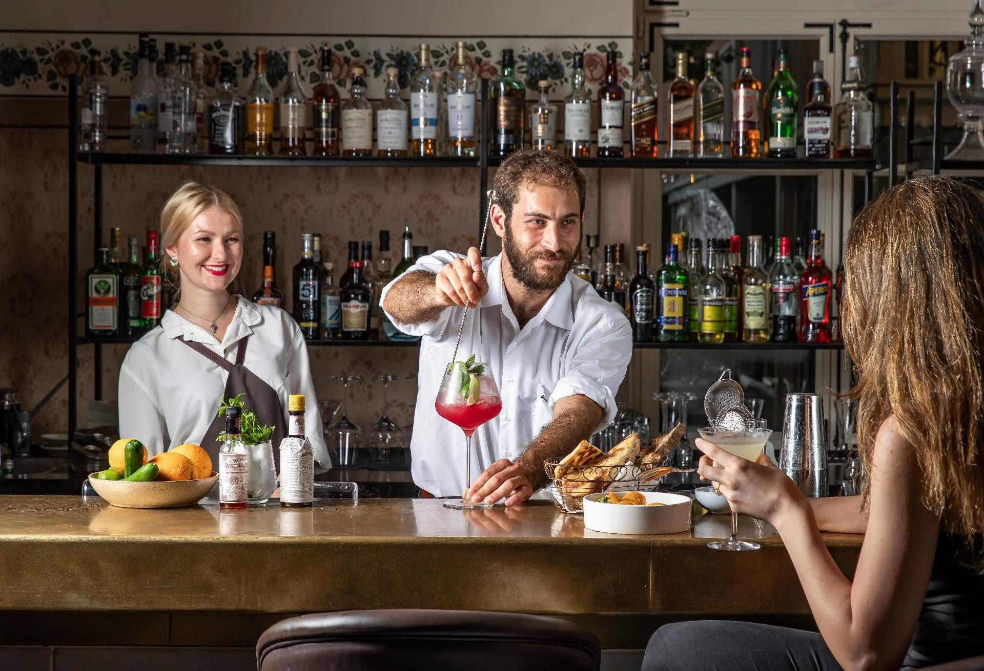 Bar/Salón The Drisco Hotel Tel Aviv- Relais and Chateaux