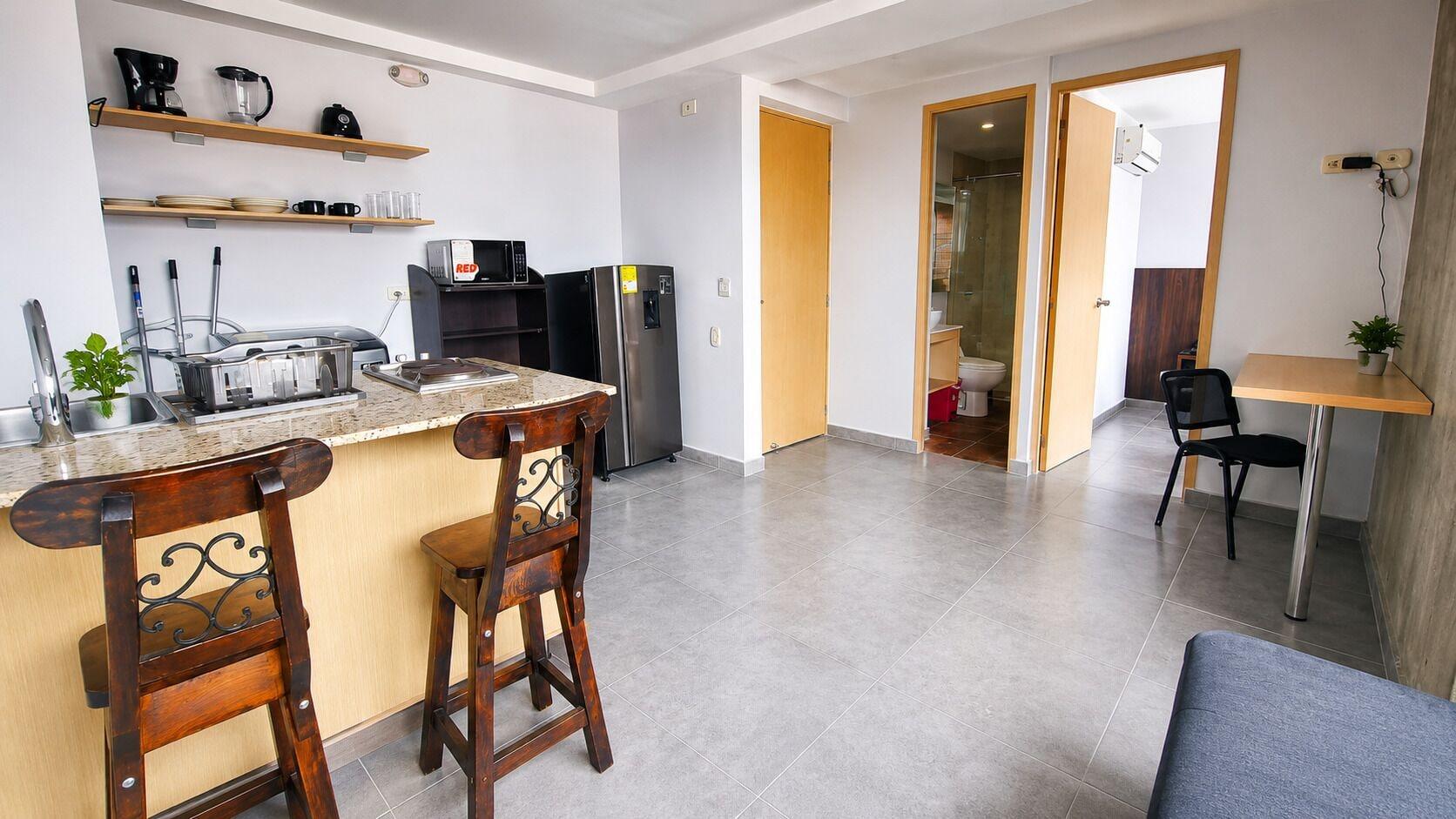 Comodidades del Alojamiento La 70 Laureles Condo cold AC
