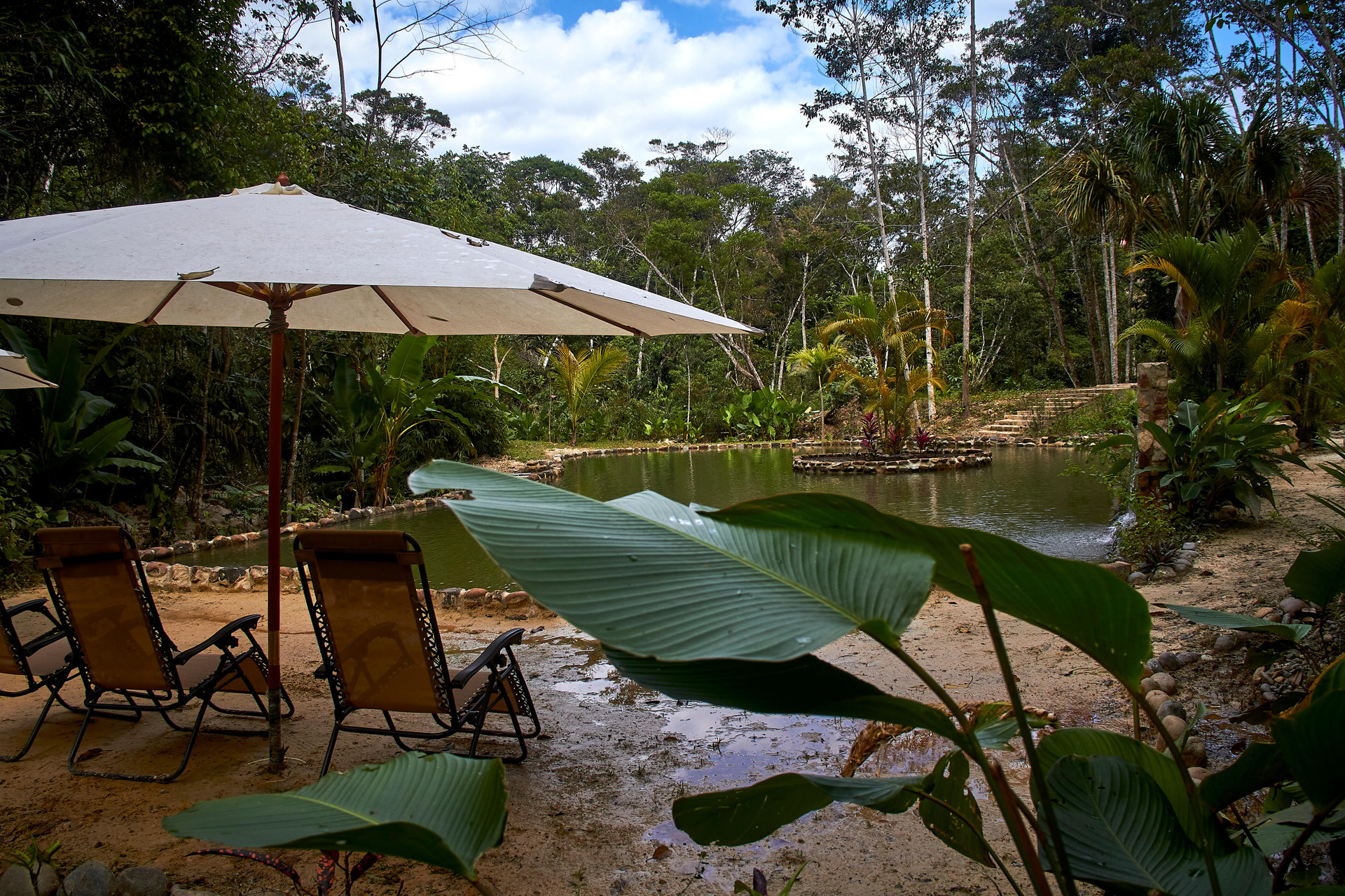 Vista Piscina Sachakuna Regenerative Lodge