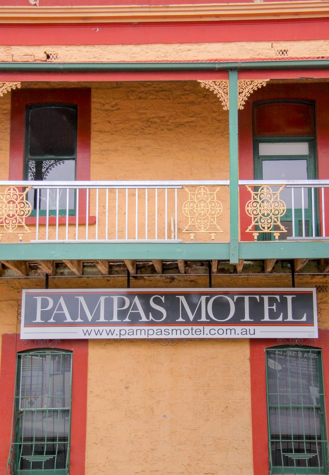 Vista Exterior Pampas Motel