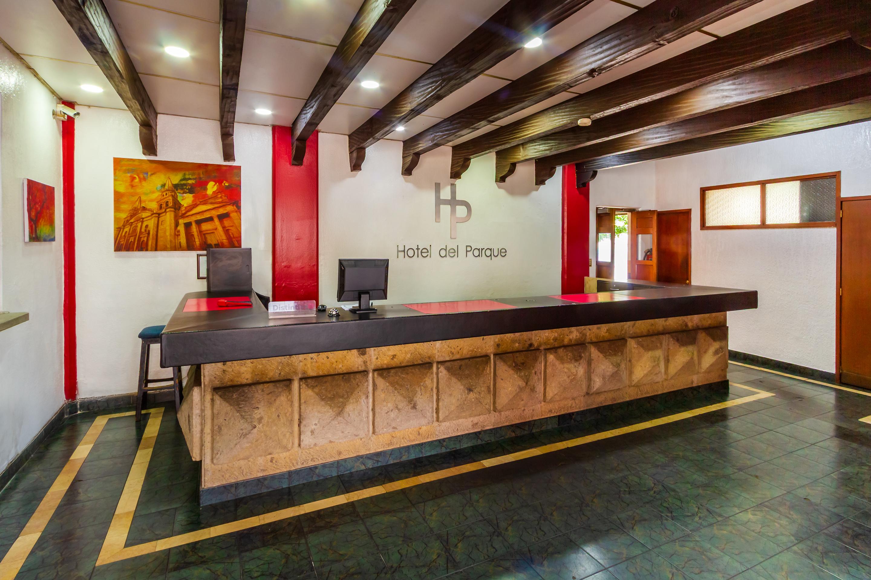 Vista Lobby Capital O Hotel Del Parque Guadalajara