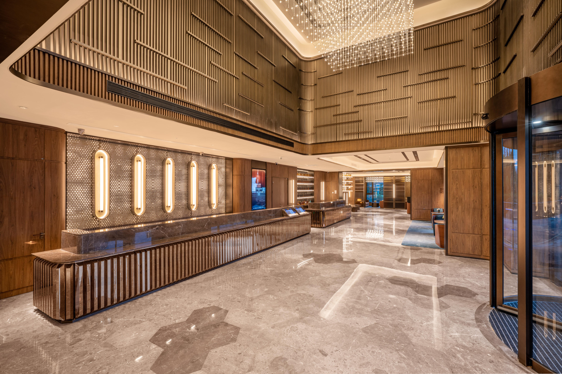 Vista Lobby Crystal Orange Hotel Suqian Sucheng Government