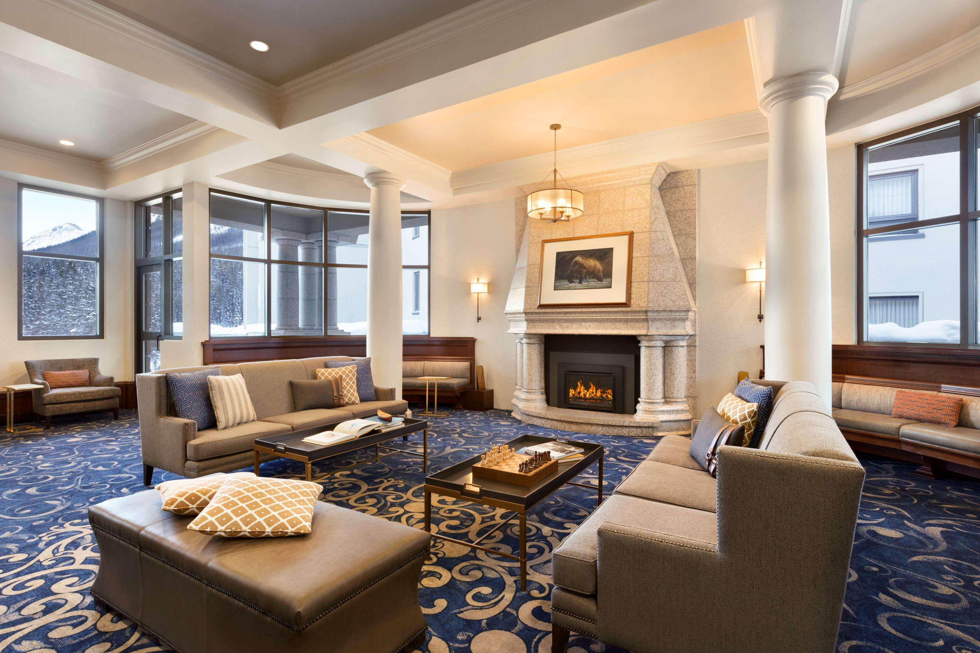 Vista Lobby Fairmont Chateau Lake Louise