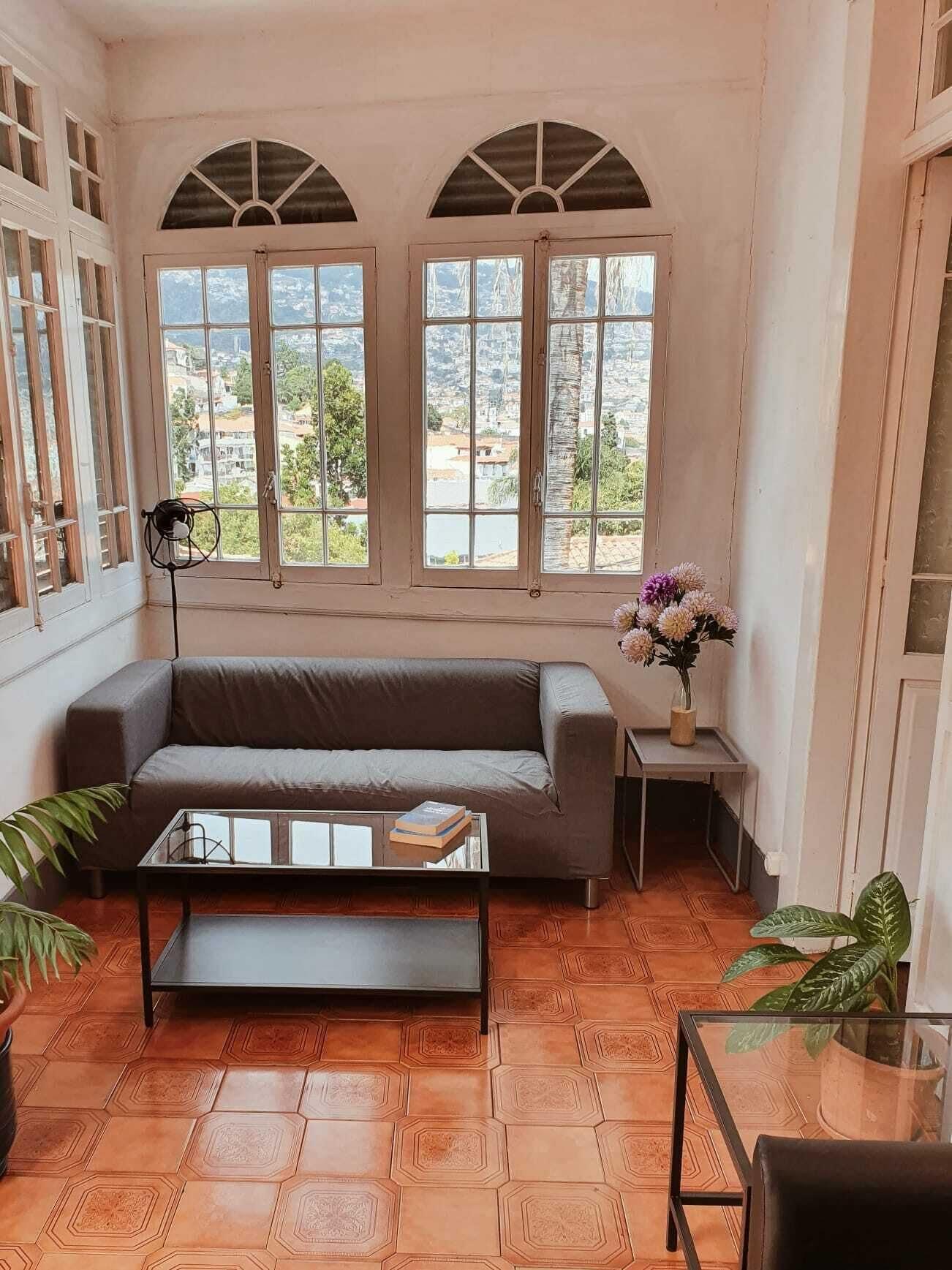 Vista Lobby Hospedaria Pôr do Sol