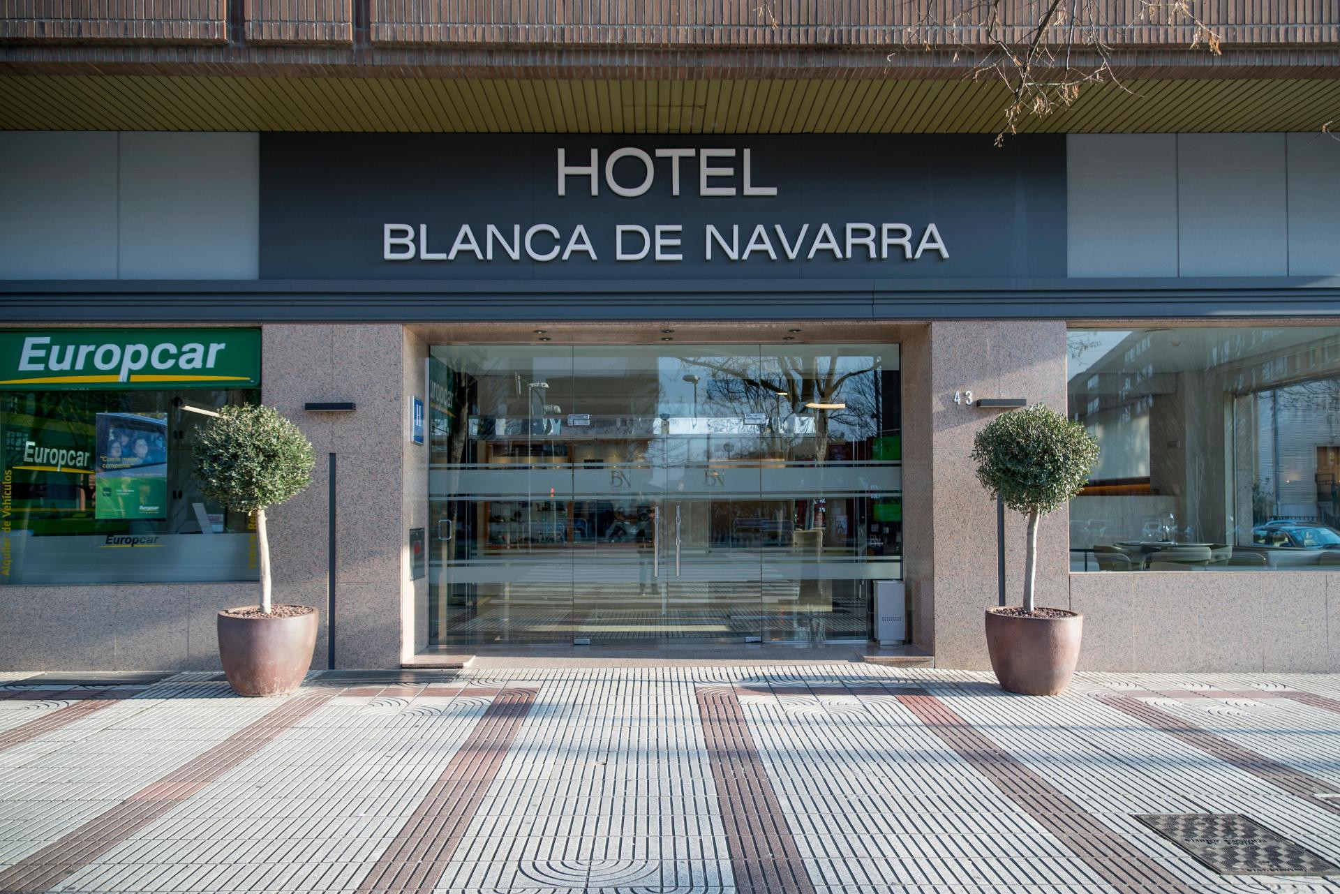 Vista Exterior Hotel Blanca de Navarra