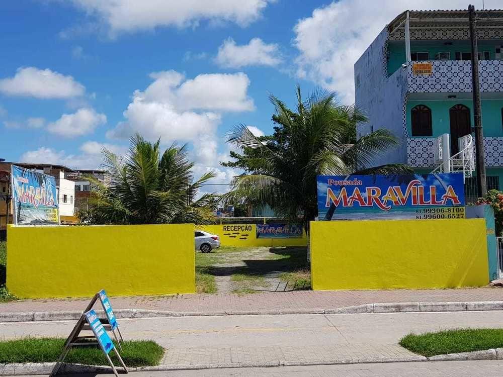 Vista da fachada Pousada Maravilla
