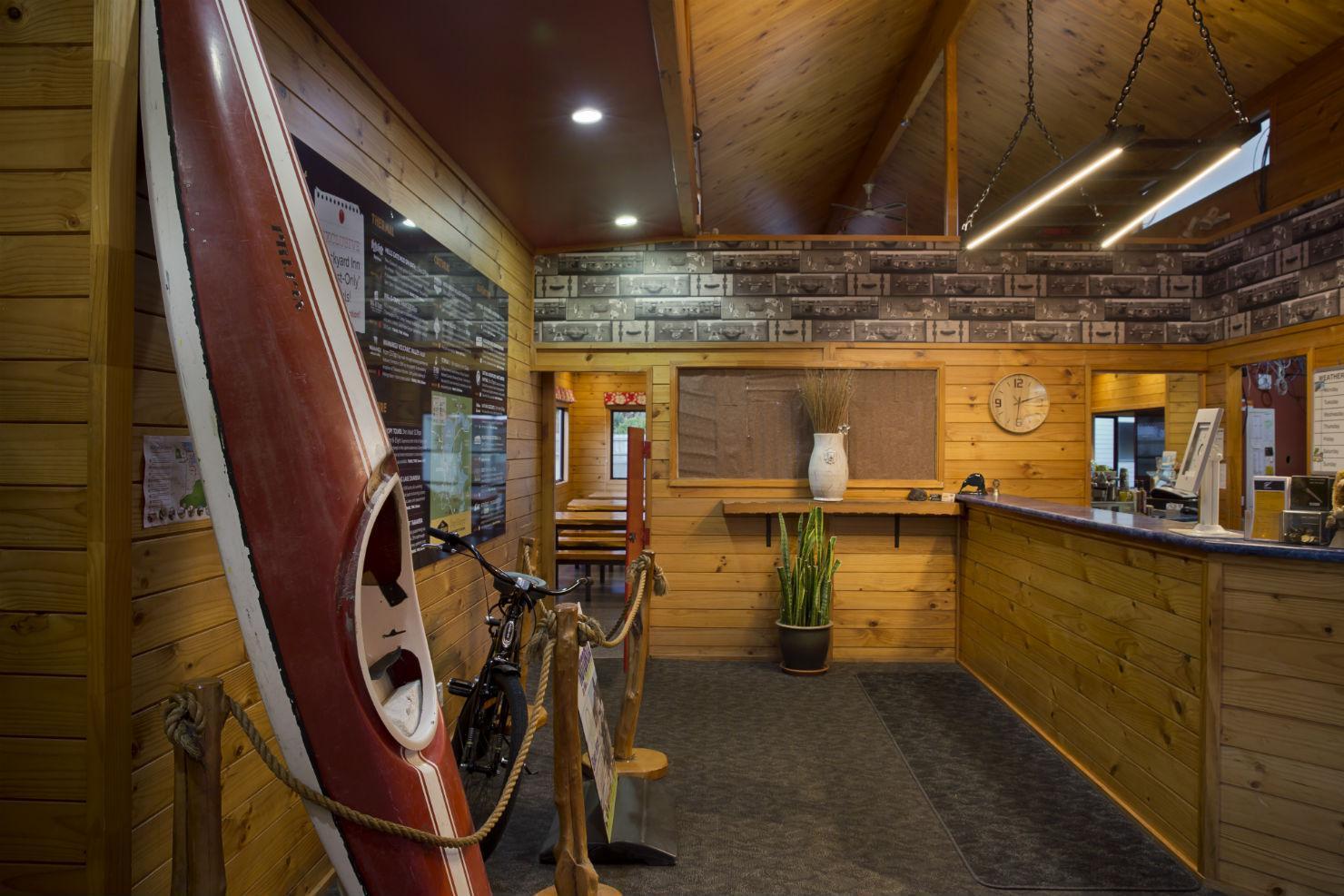 Vista Lobby Smoke Lake Hot Springs Lodge and Camp