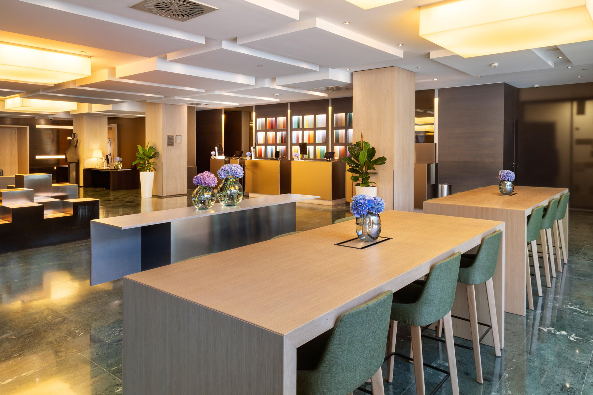 Vista Lobby Melia Barcelona Sarrià