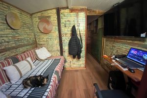 Alojamiento - Spectacular train car with individual yard.