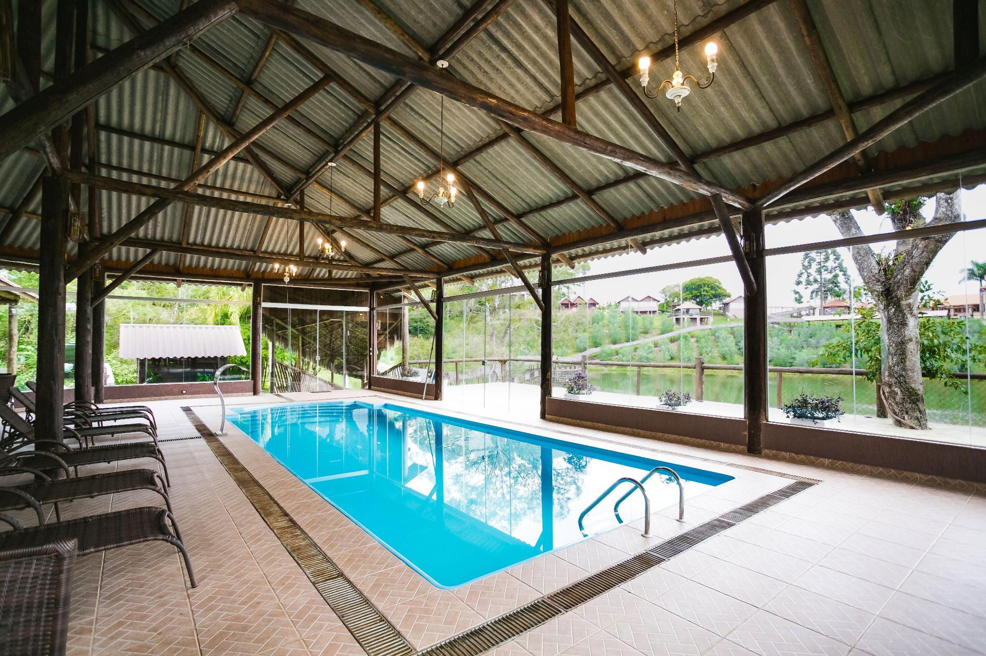 Vista Piscina Hotel e Vinícola Davo