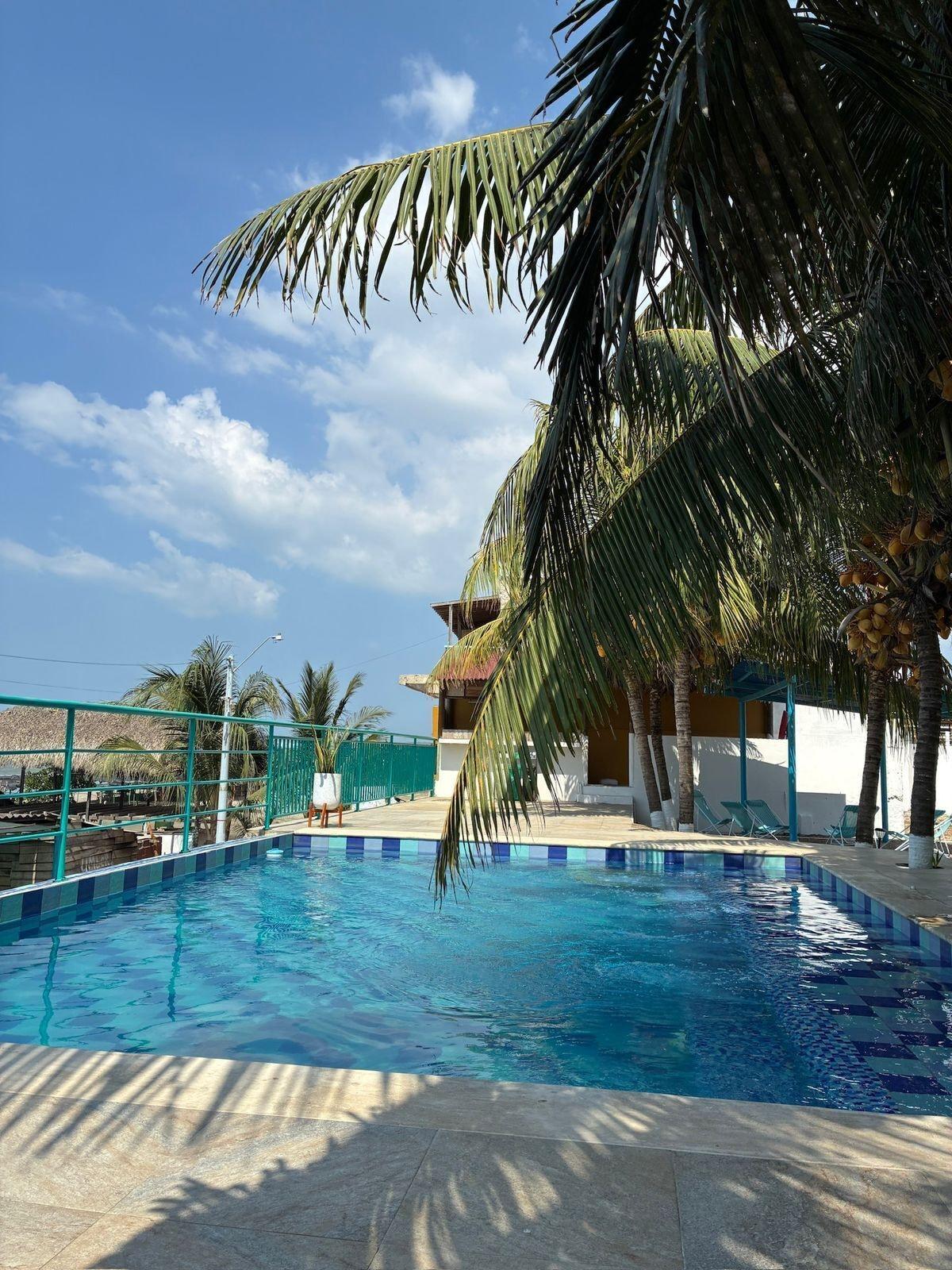 Vista Piscina Los pinos beach club